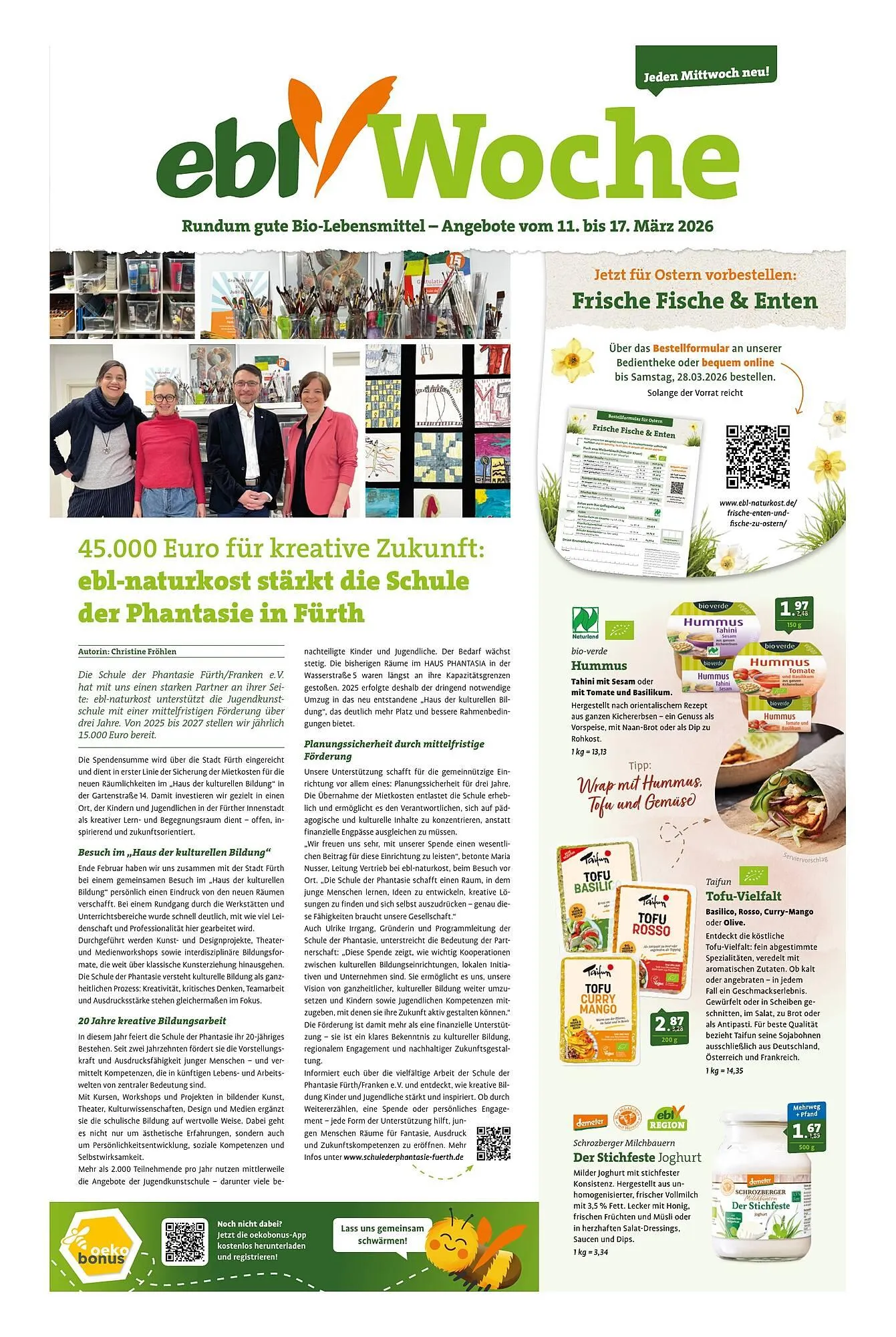 Ebl Naturkost Prospekt - 1