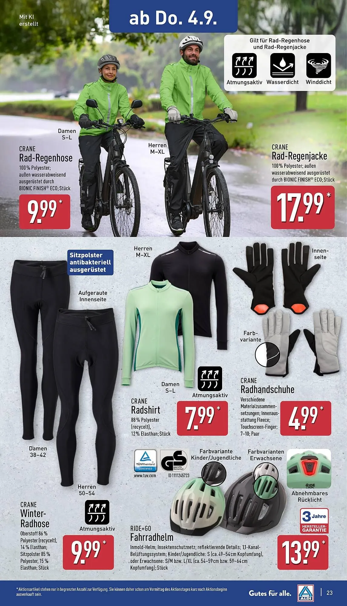 Aldi Nord Prospekt von 1. September bis 6. September 2025 - Prospekt seite 23