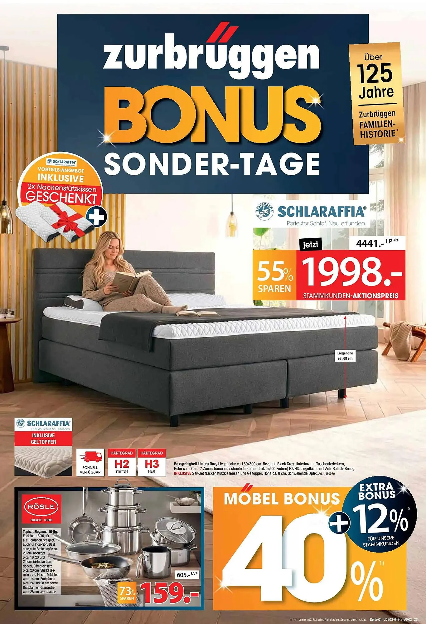 Zurbrüggen Prospekt von 27. Februar bis 14. März 2026 - Prospekt seite 1