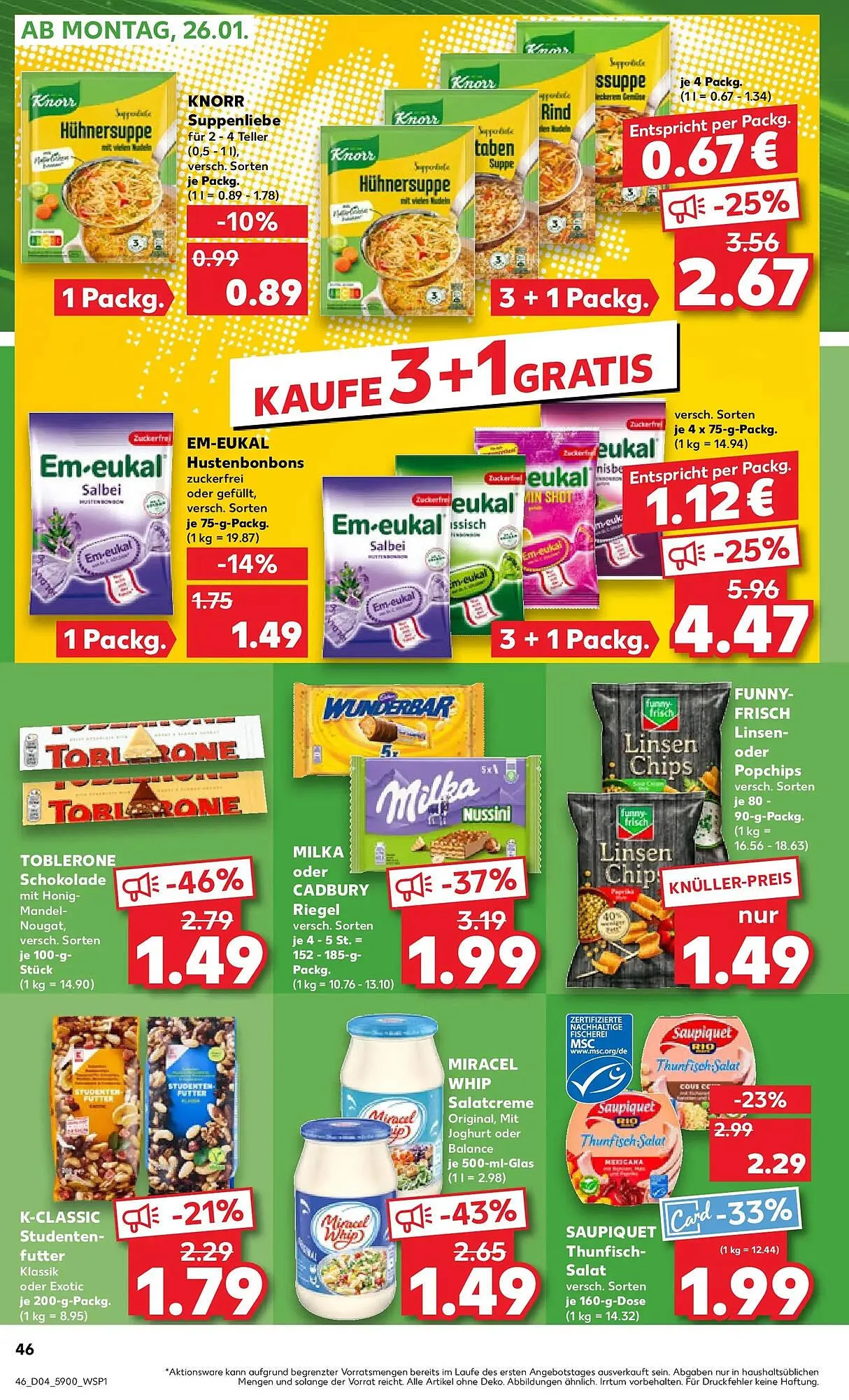 Kaufland Prospekt von 21. Januar bis 28. Januar 2026 - Prospekt seite 46
