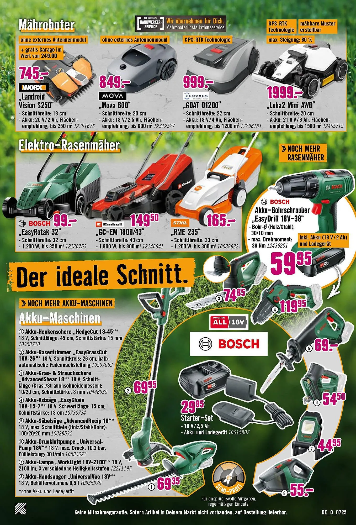 Hornbach Prospekt von 24. Juni bis 22. Juli 2025 - Prospekt seite 19