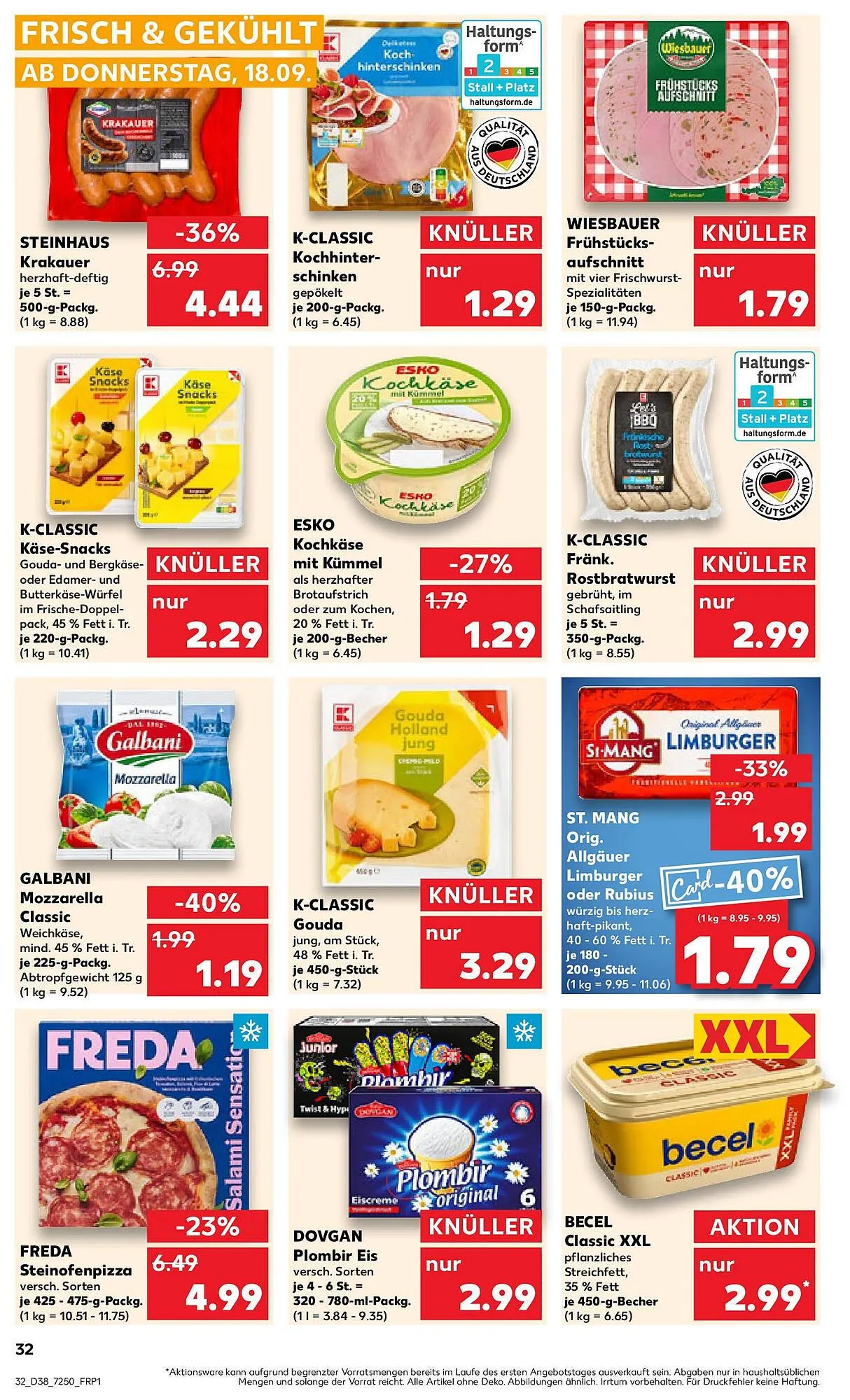 Kaufland Prospekt von 21. September bis 24. September 2025 - Prospekt seite 32