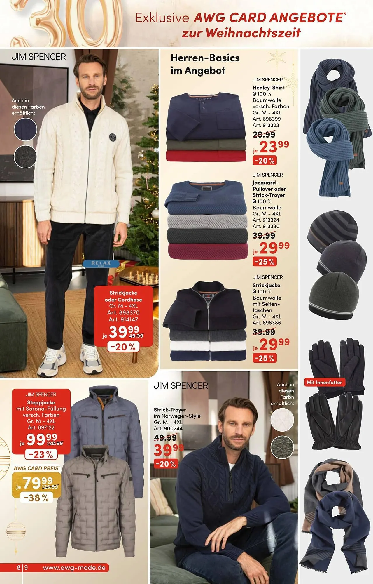 AWG Mode Prospekt von 29. November bis 14. Dezember 2025 - Prospekt seite 8