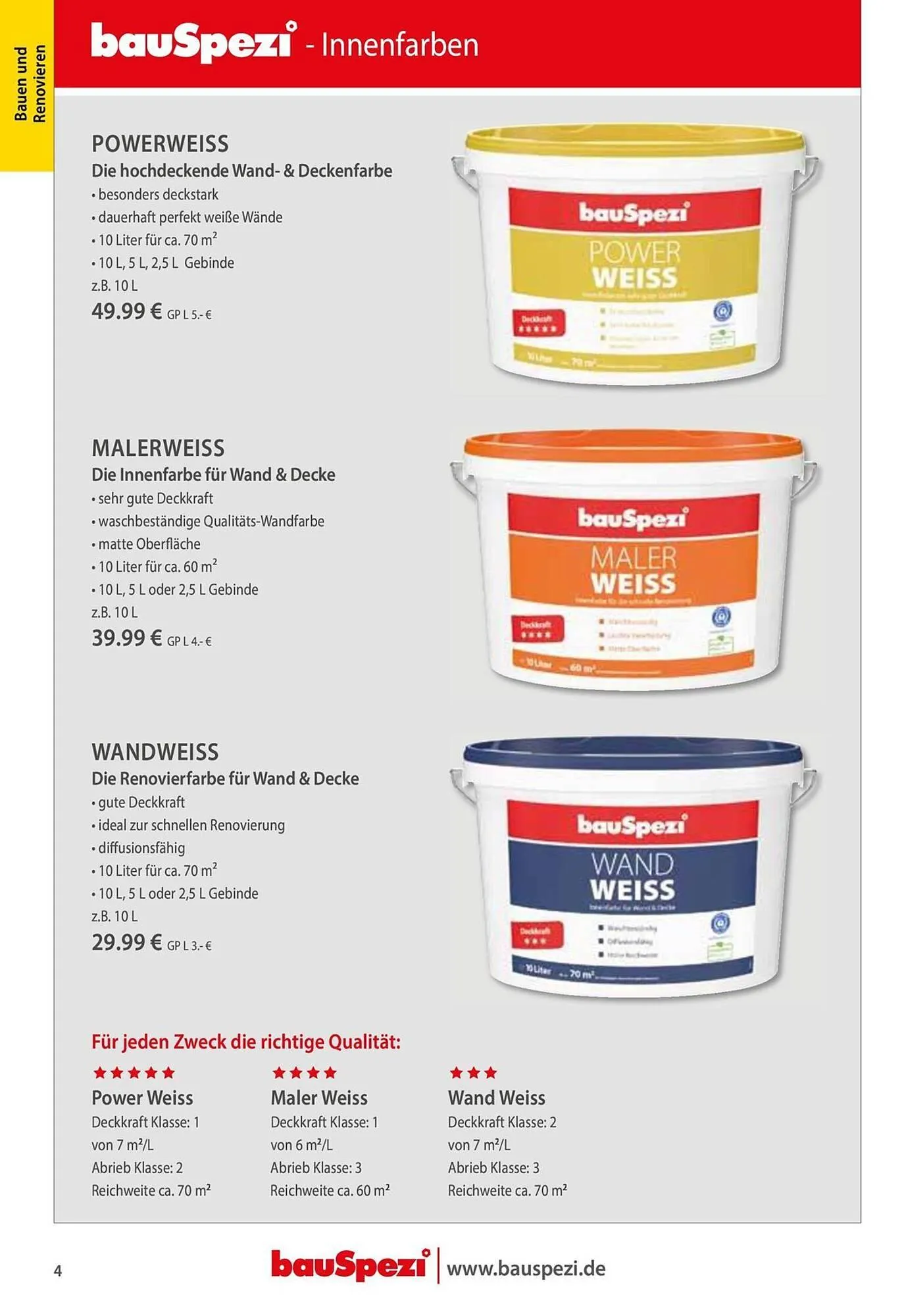 BauSpezi Prospekt von 15. April bis 31. Dezember 2026 - Prospekt seite 6