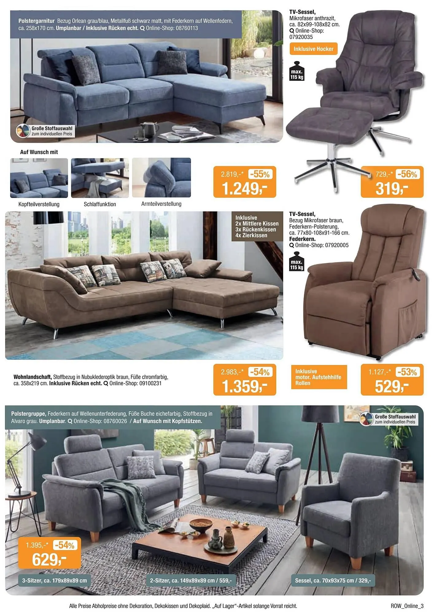 Opti Wohnwelt Prospekt von 9. Dezember bis 19. Dezember 2026 - Prospekt seite 3