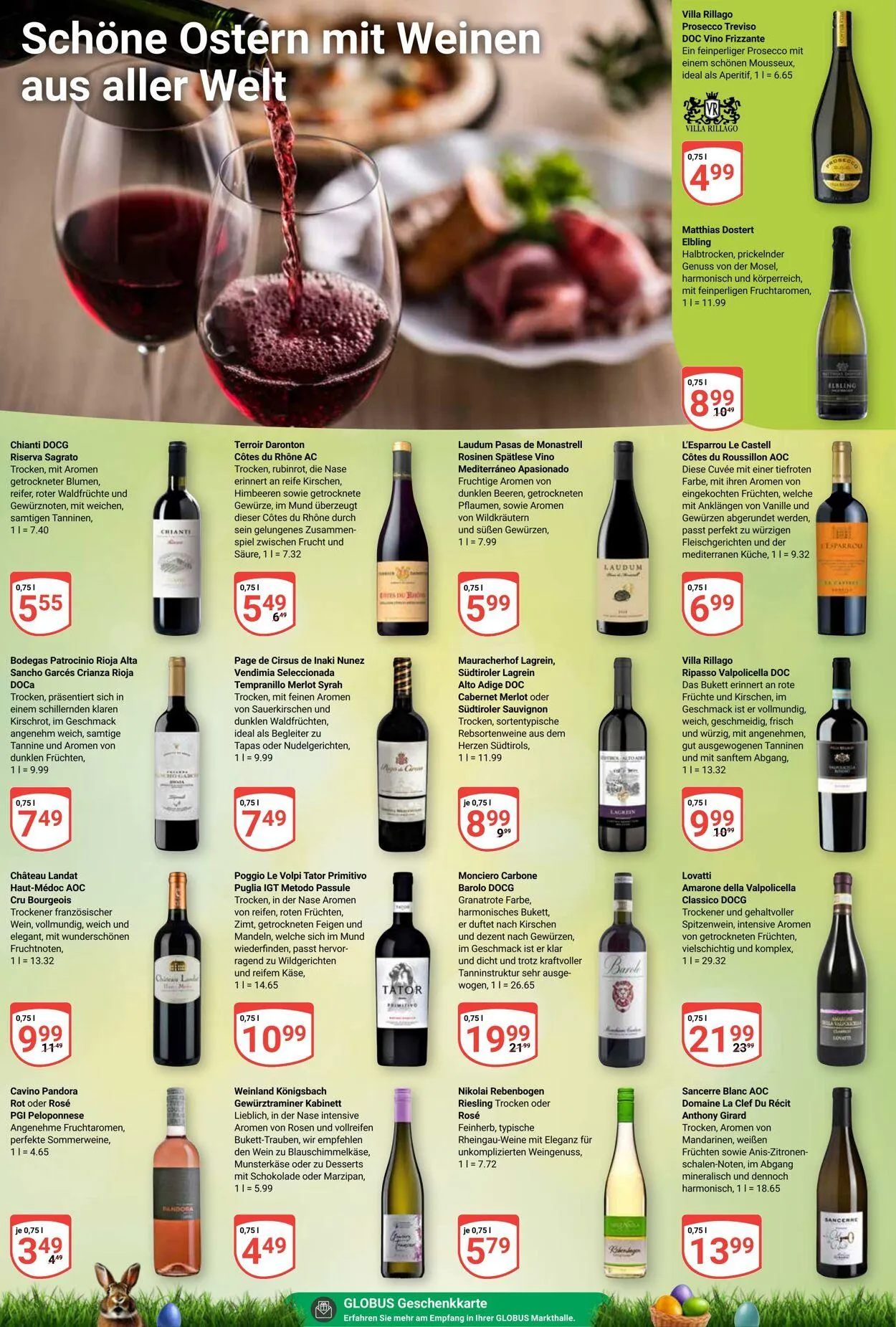 Globus - Theissen-Zeitz Aktueller Prospekt von 7. April bis 12. April 2025 - Prospekt seite 21