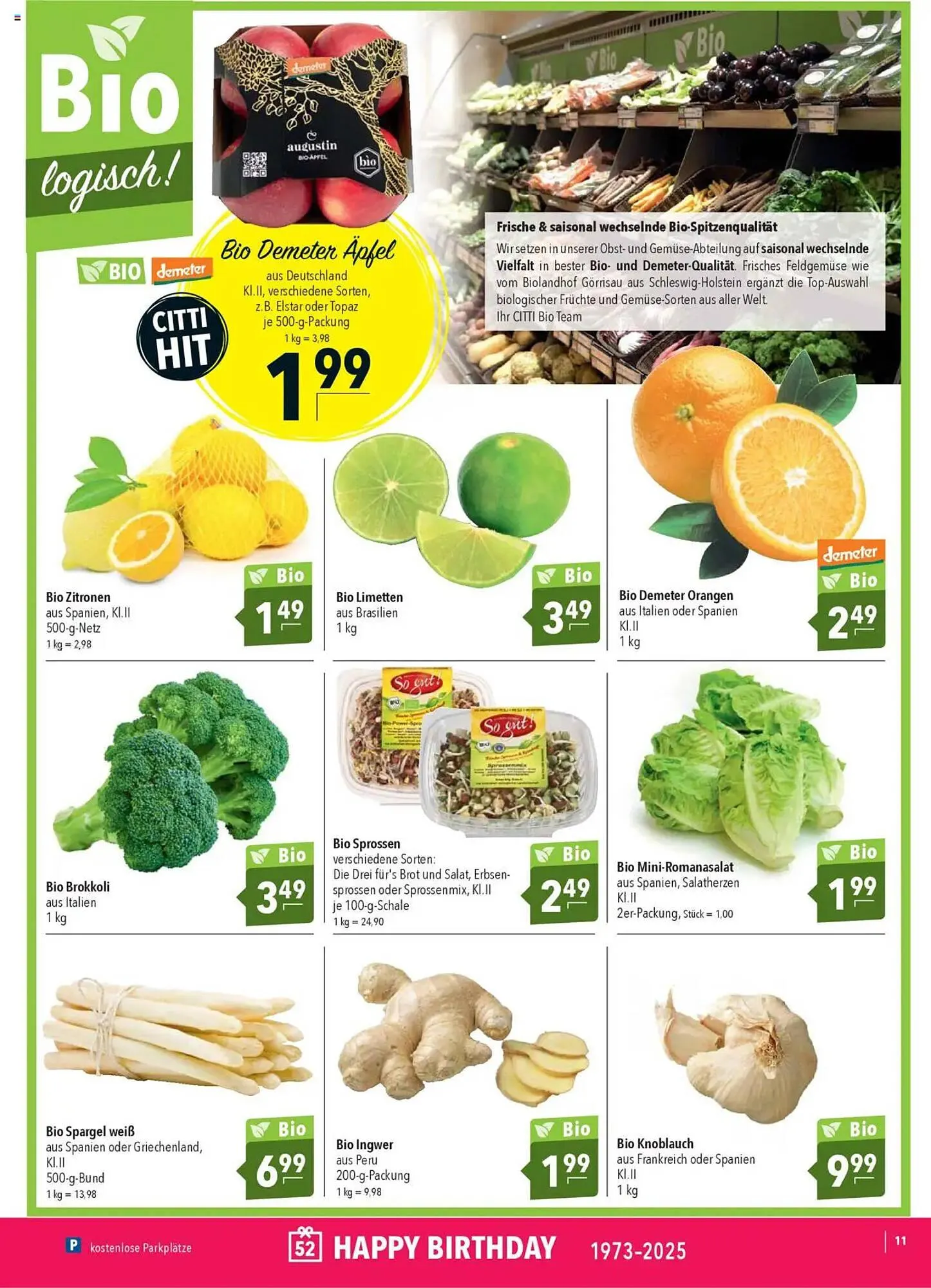 CITTI Markt Prospekt von 26. März bis 1. April 2025 - Prospekt seite 11