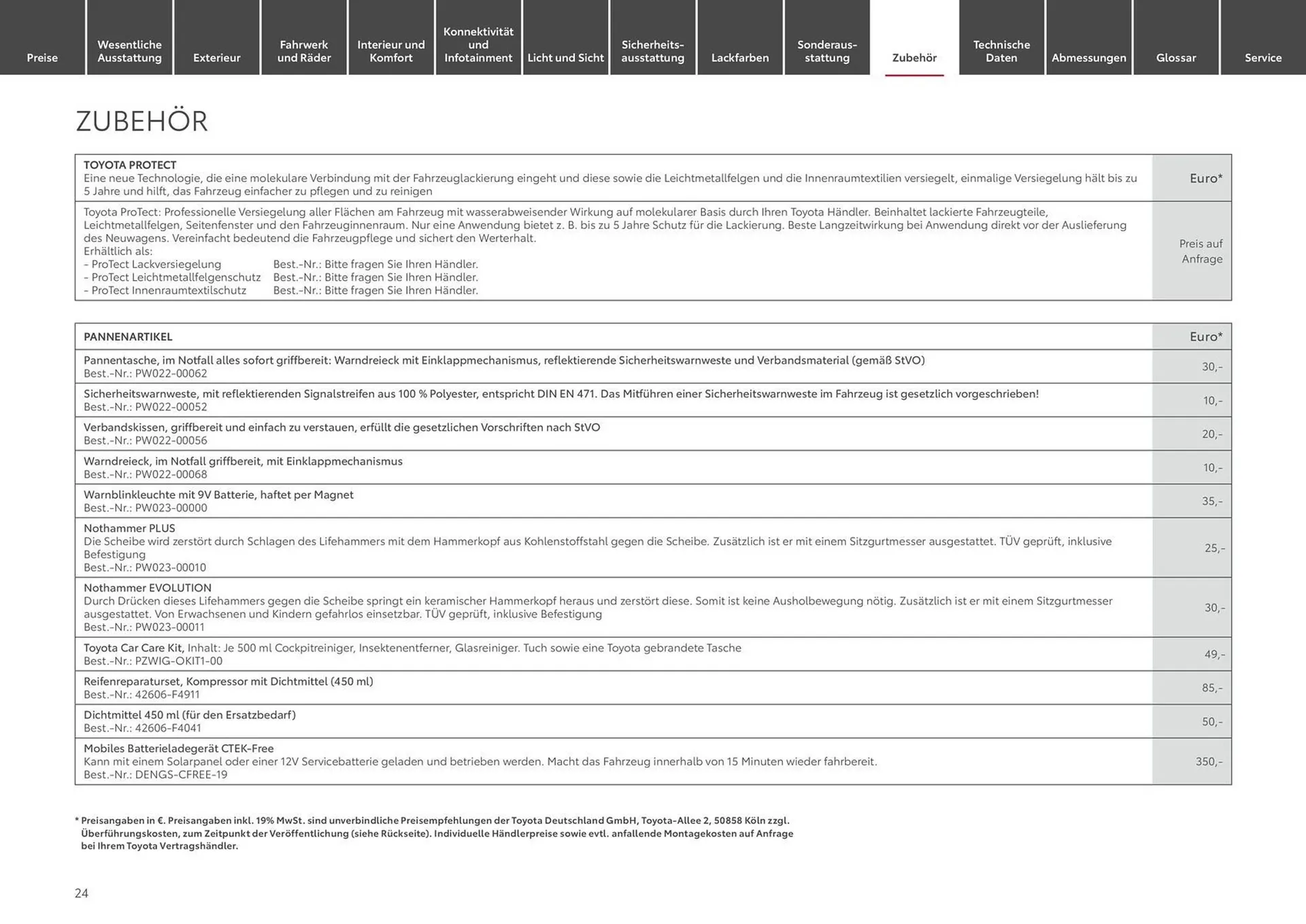Toyota Prospekt von 1. Mai bis 1. Mai 2025 - Prospekt seite 24