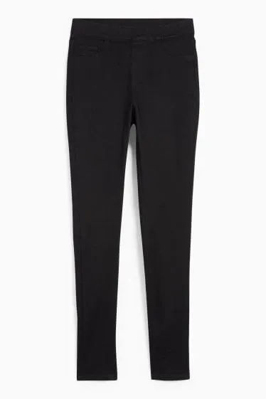 Jeggings - mid-rise waist - skinny fit