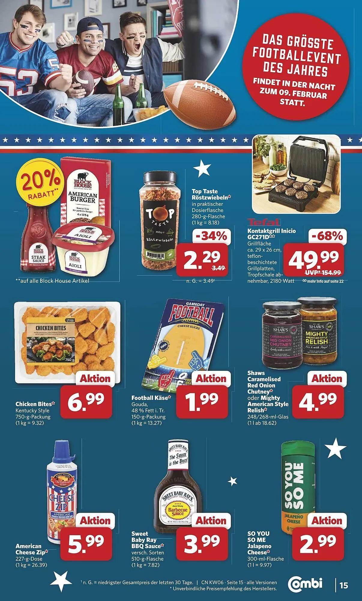 Combi Prospekt von 2. Februar bis 7. Februar 2026 - Prospekt seite 15