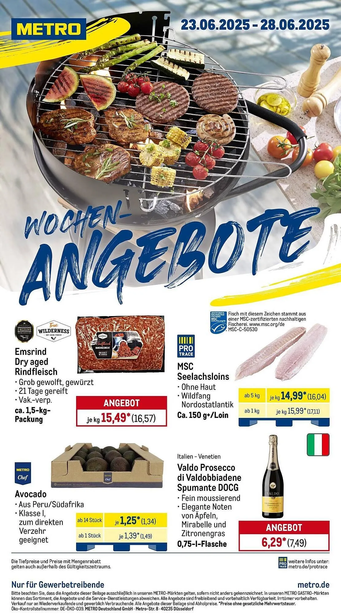 METRO Prospekt von 23. Juni bis 28. Juni 2025 - Prospekt seite 1