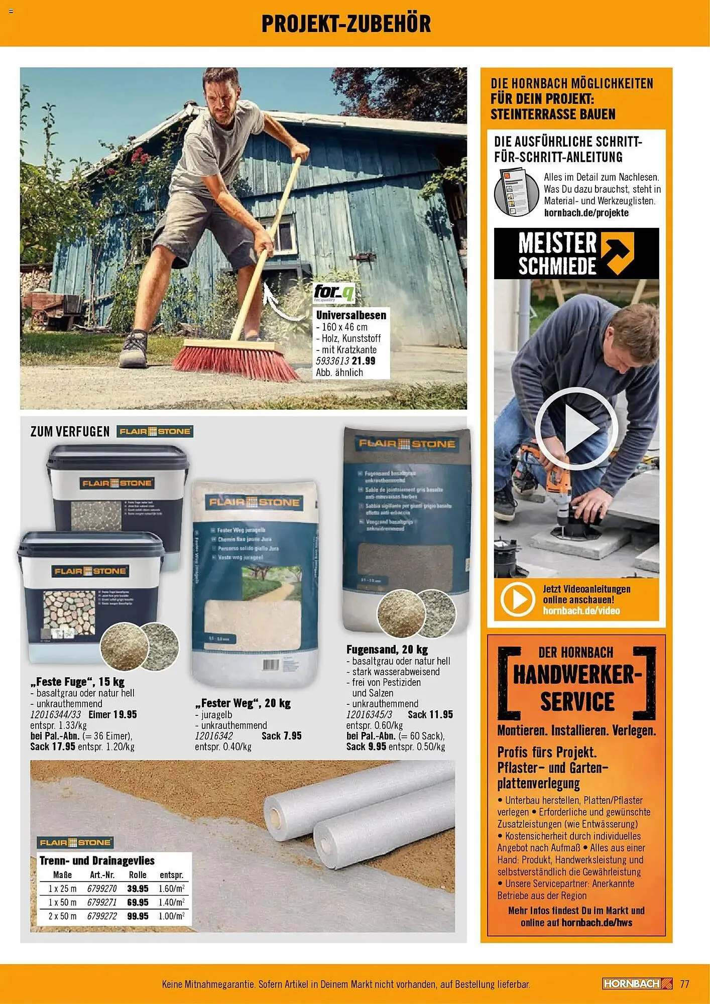 Hornbach Prospekt von 12. Februar bis 31. Dezember 2026 - Prospekt seite 77