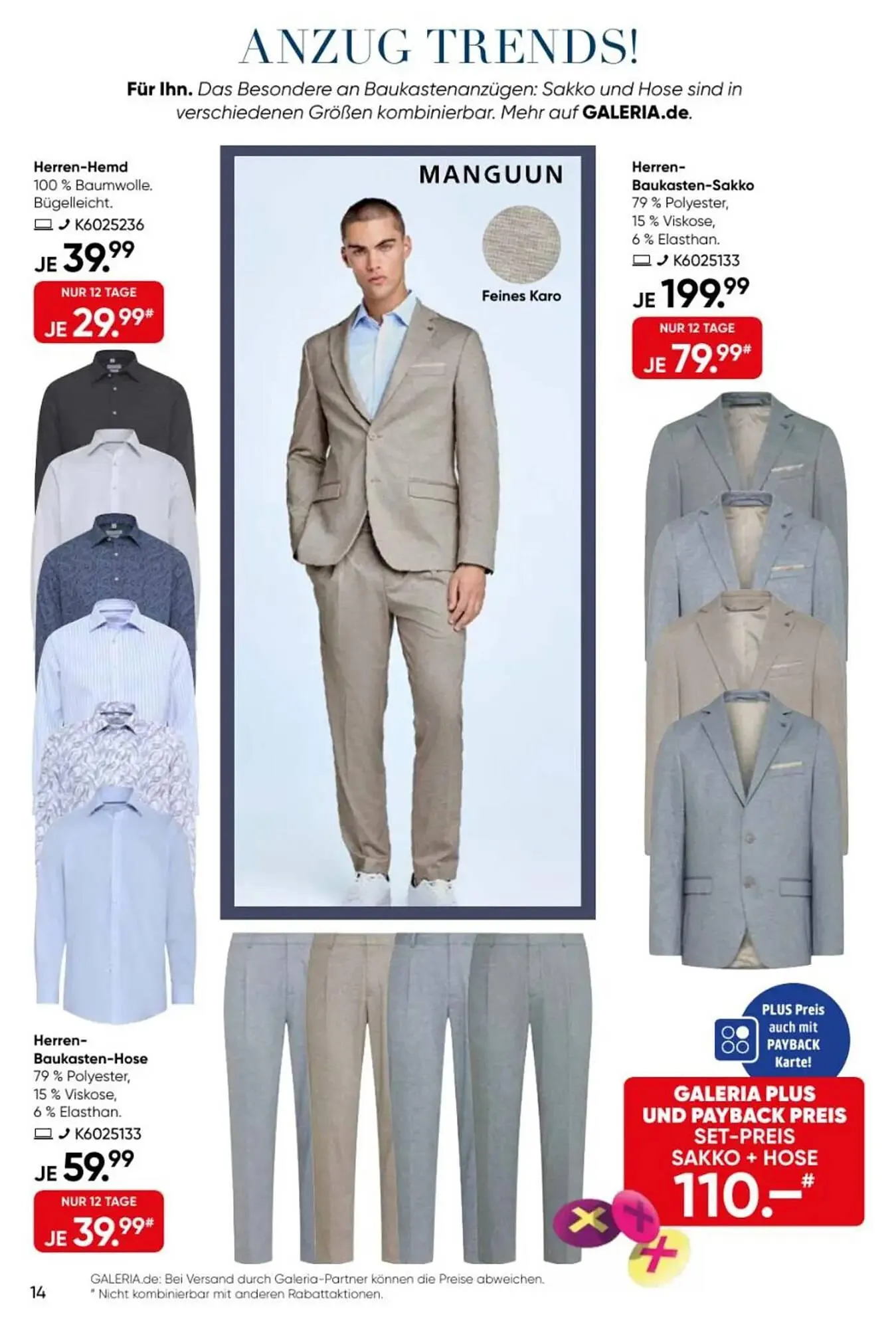 Galeria Kaufhof Prospekt von 17. März bis 29. März 2026 - Prospekt seite 14