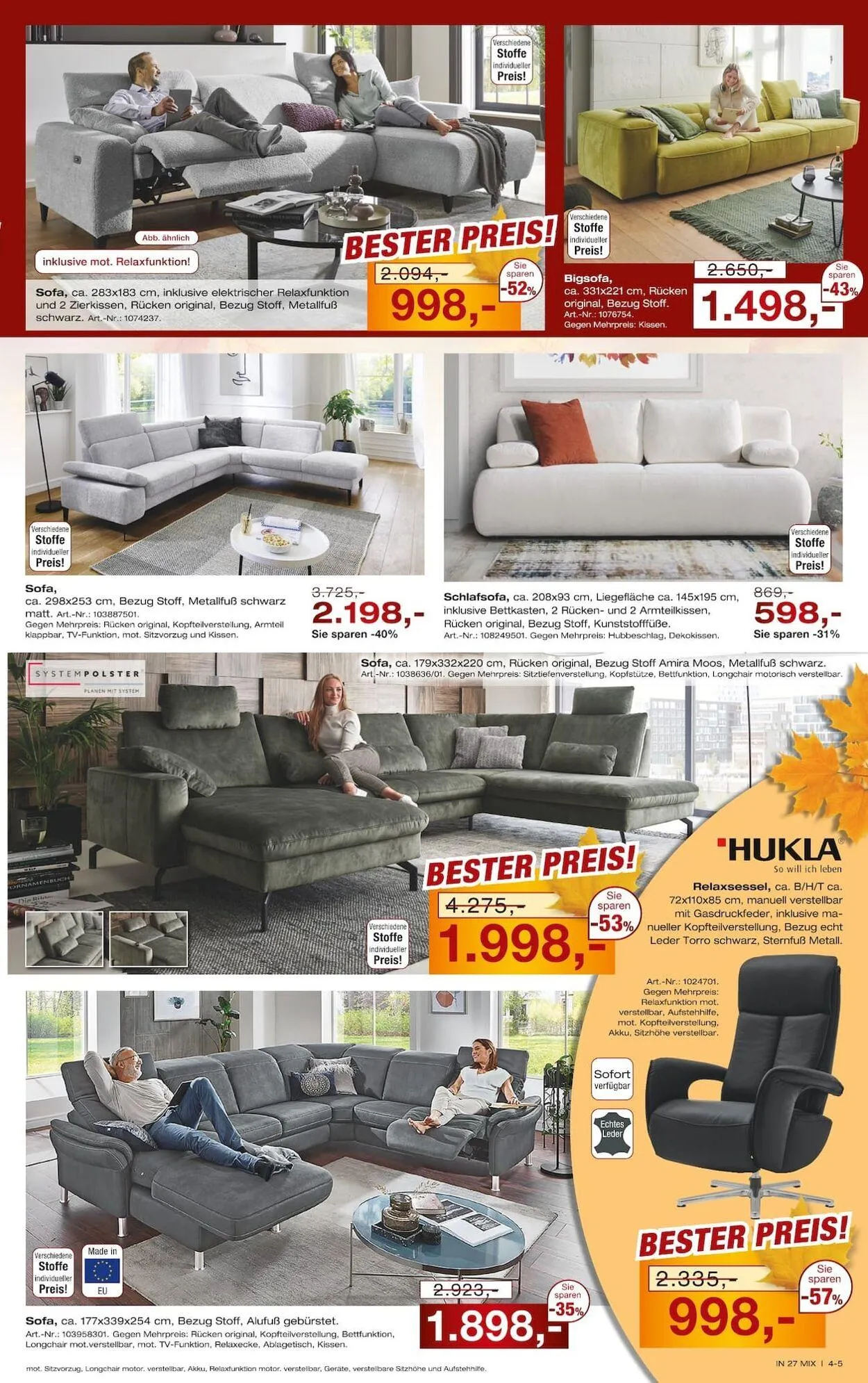 Möbel Inhofer Aktueller Prospekt von 12. Januar bis 26. Januar 2026 - Prospekt seite 5