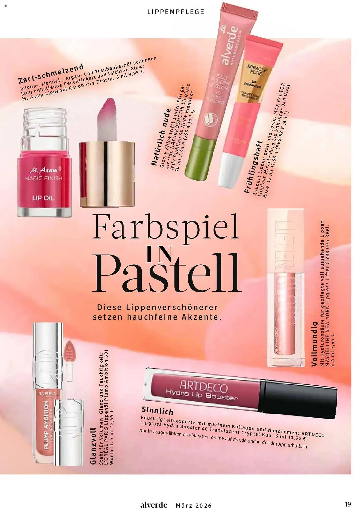 Dm drogerie Magazin von 1. März bis 31. März 2026 - Prospekt seite 19