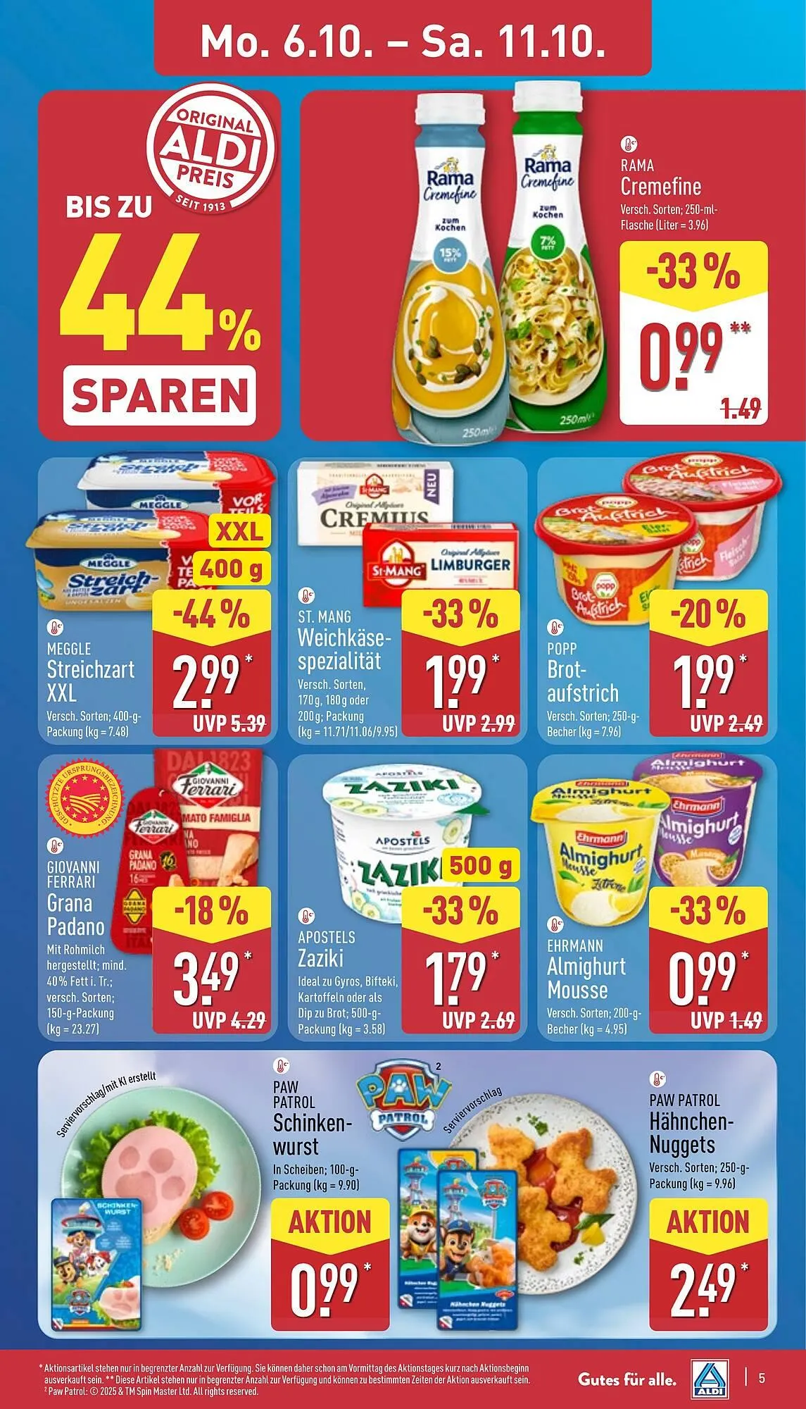 Aldi Nord Prospekt von 6. Oktober bis 12. Oktober 2025 - Prospekt seite 5