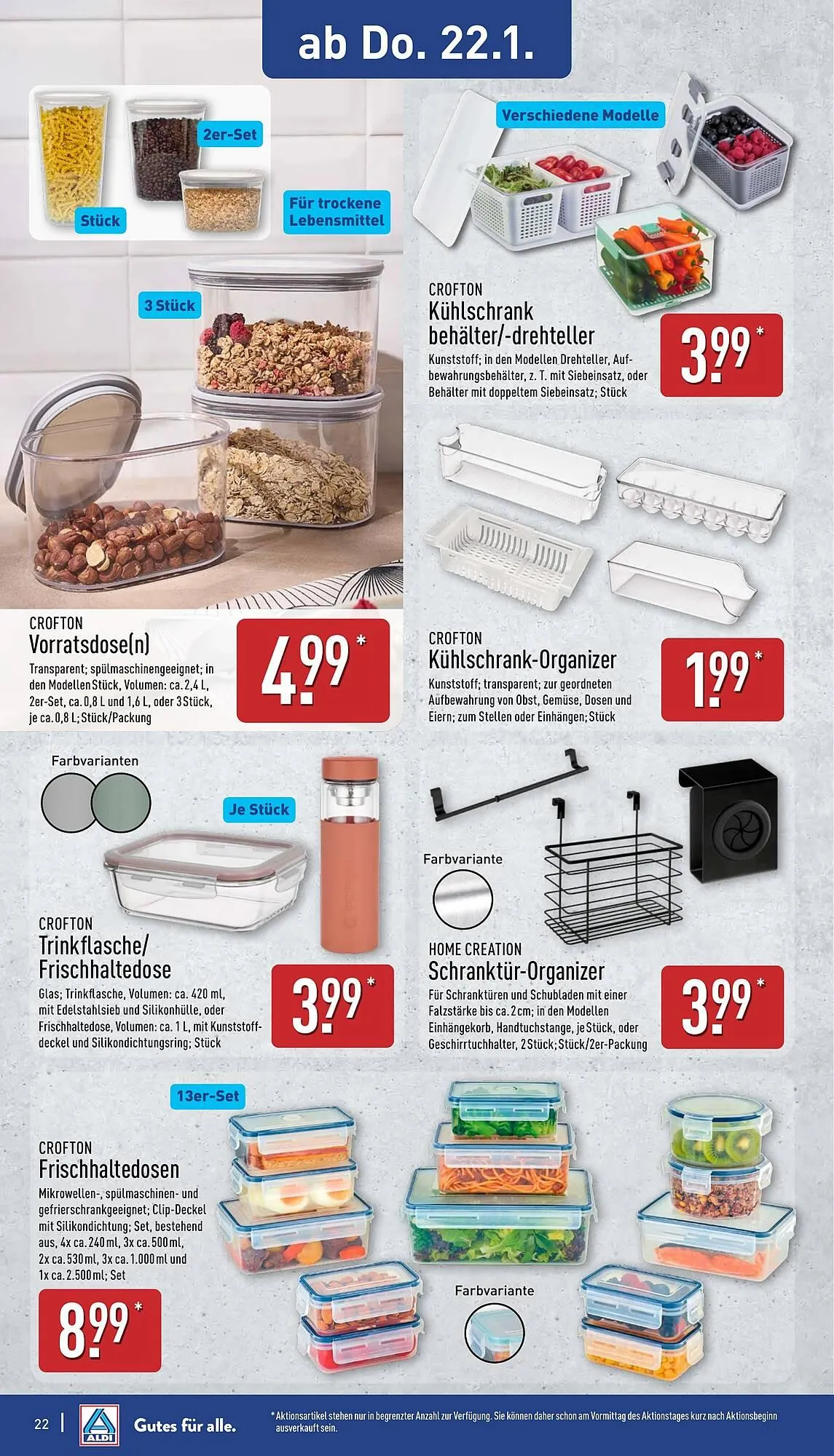 Aldi Nord Prospekt von 19. Januar bis 24. Januar 2026 - Prospekt seite 22