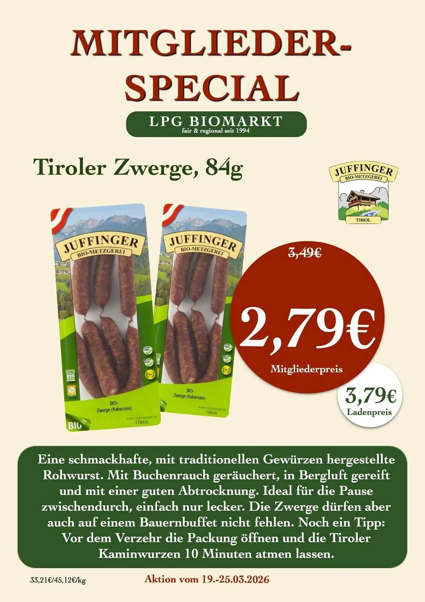 LPG Biomarkt Prospekt von 19. März bis 25. März 2026 - Prospekt seite 6