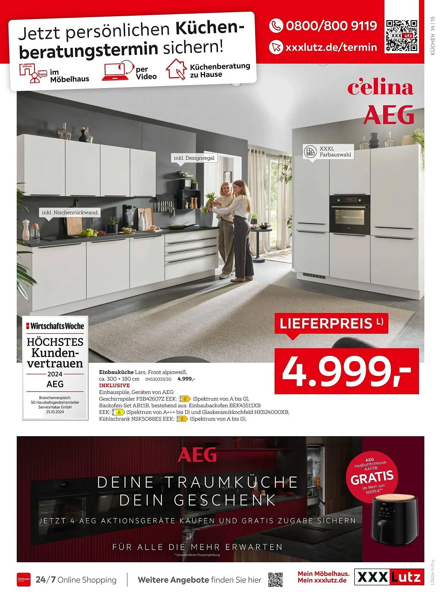XXXLutz Prospekt von 28. April bis 11. Mai 2025 - Prospekt seite 15