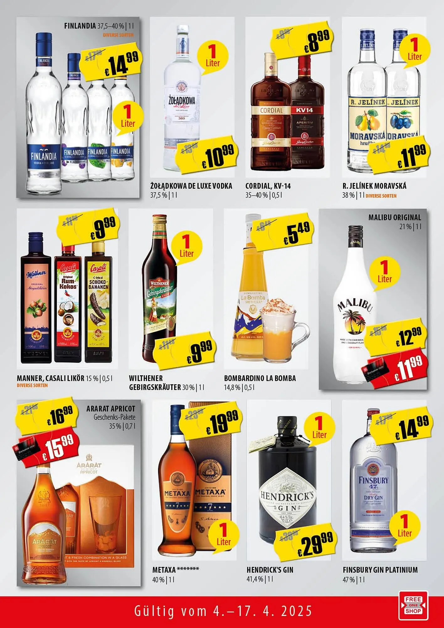 FreeOneShop Prospekt von 4. April bis 17. April 2025 - Prospekt seite 3