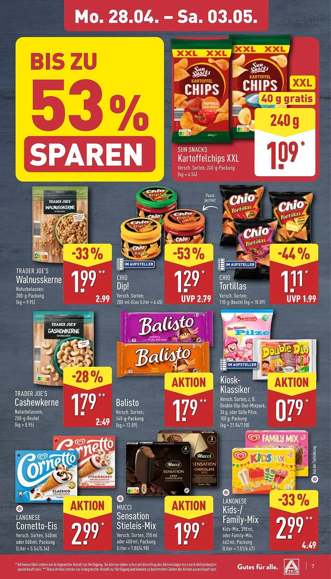 Aldi Nord Prospekt von 28. April bis 3. Mai 2025 - Prospekt seite 7