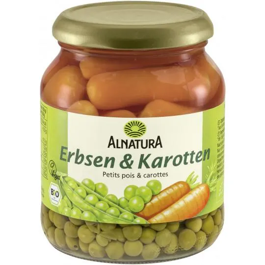 Alnatura Bio Erbsen & Karotten 340G