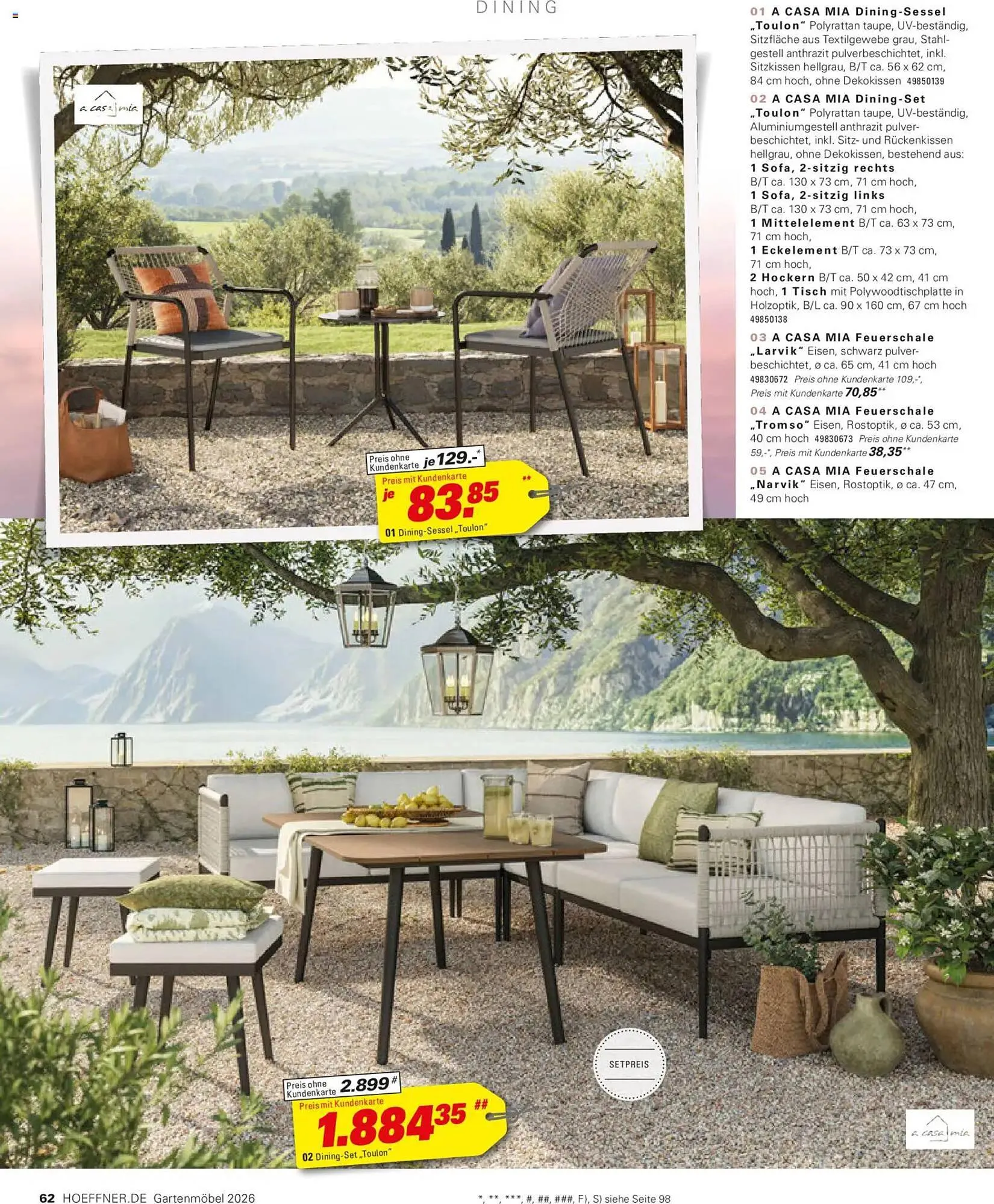 Höffner Prospekt von 27. März bis 7. April 2026 - Prospekt seite 62