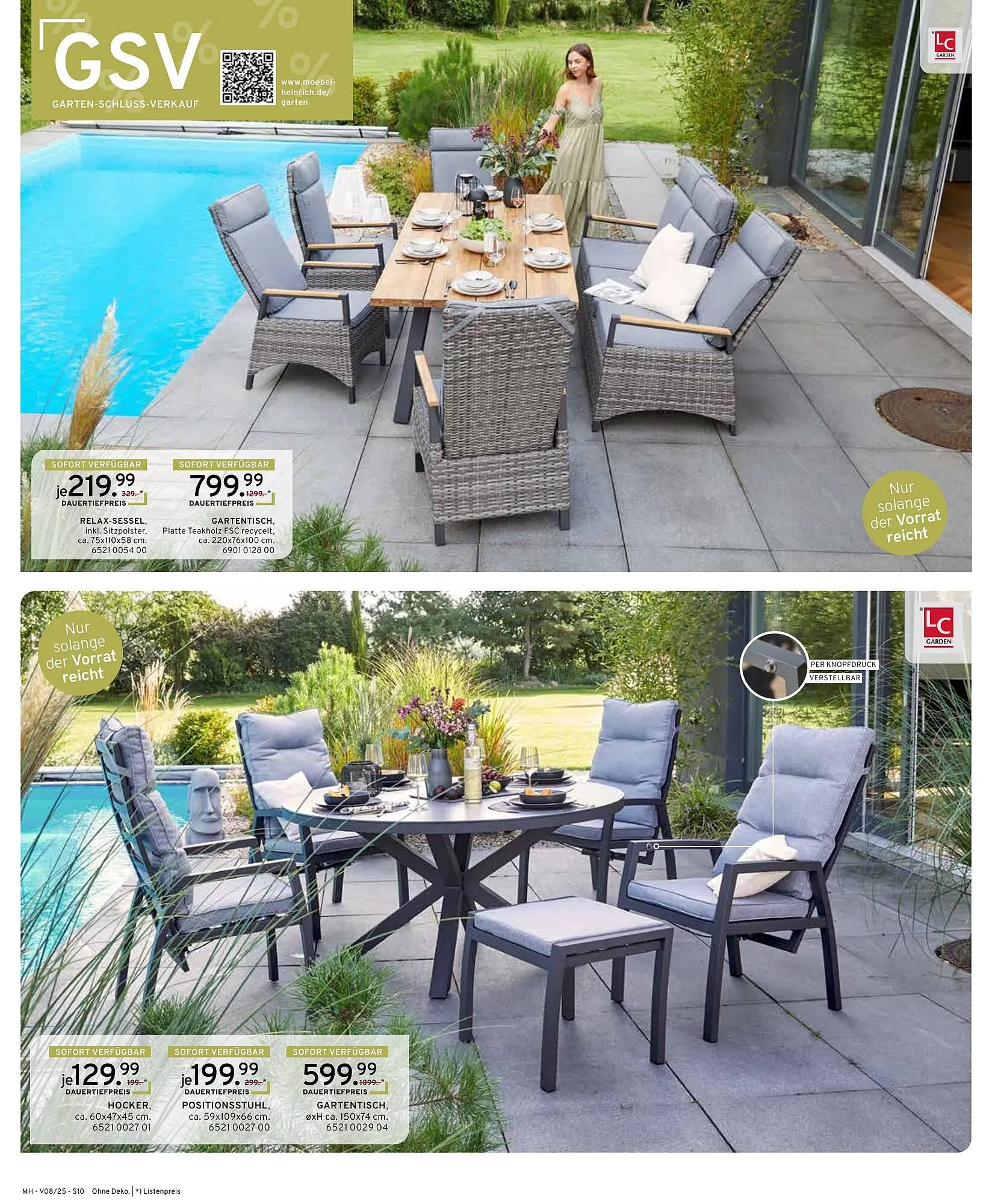 Möbel Heinrich Prospekt von 30. Juli bis 24. August 2025 - Prospekt seite 10