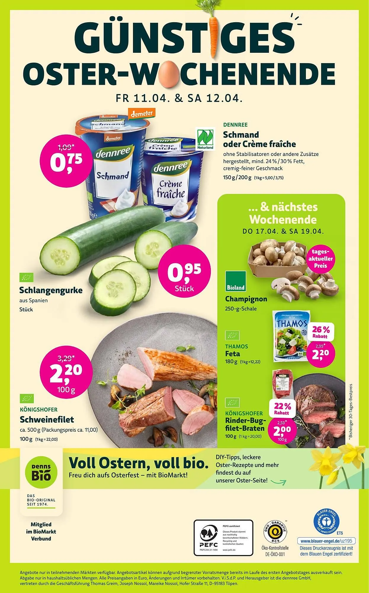 Aleco Biomarkt Prospekt von 9. April bis 22. April 2025 - Prospekt seite 16