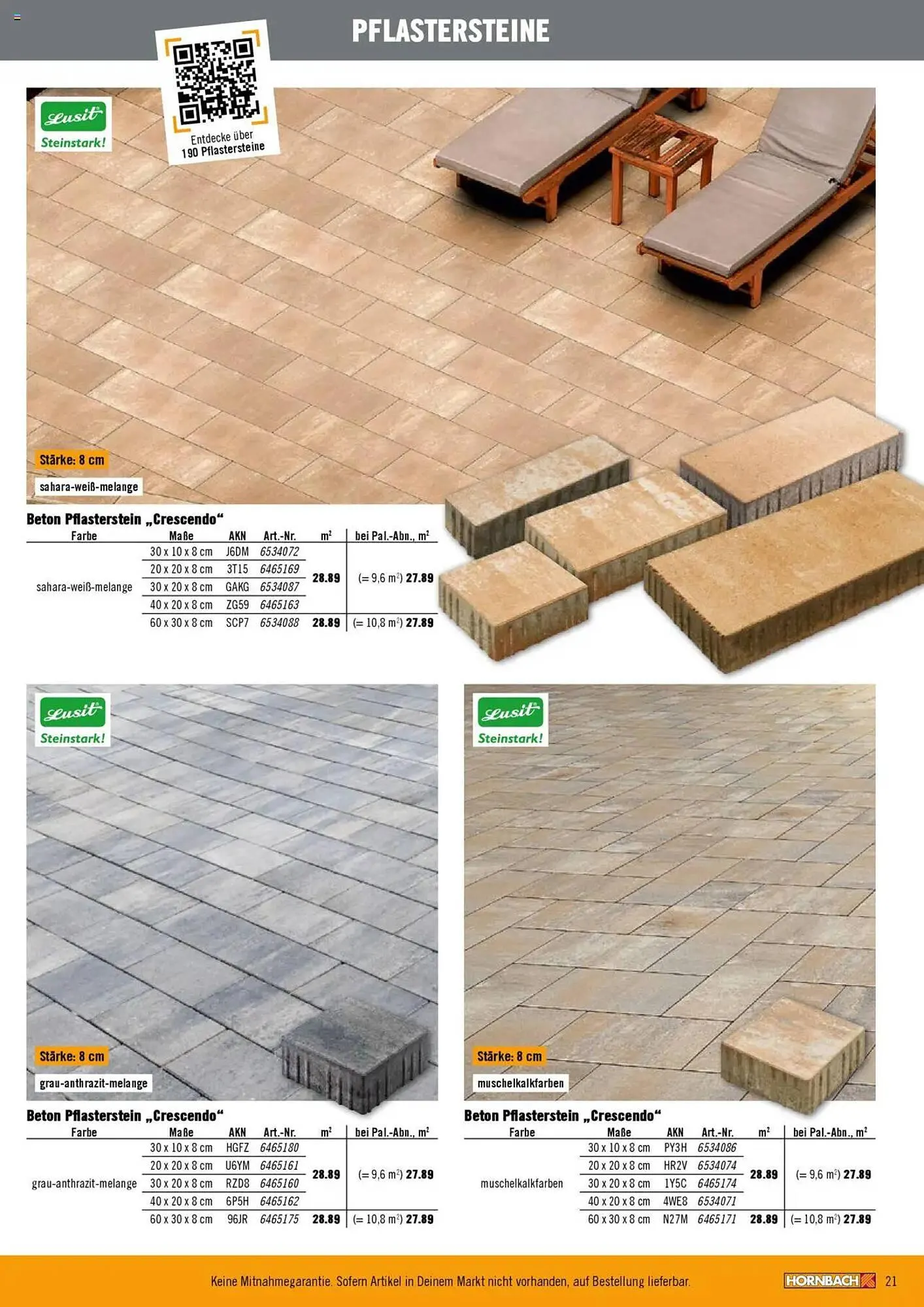 Hornbach Prospekt von 28. Februar bis 29. März 2025 - Prospekt seite 21