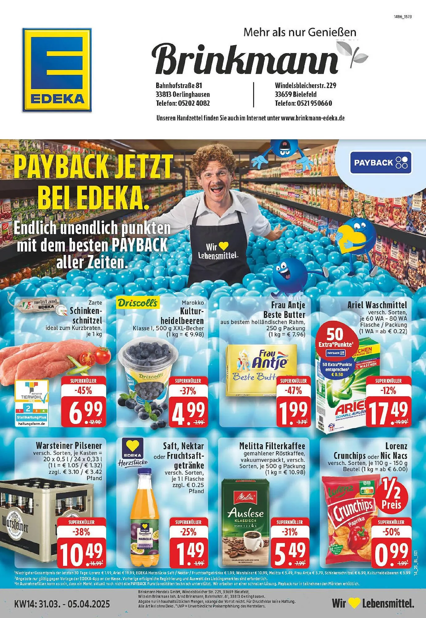 Edeka Prospekt von 30. März bis 5. April 2025 - Prospekt seite 1