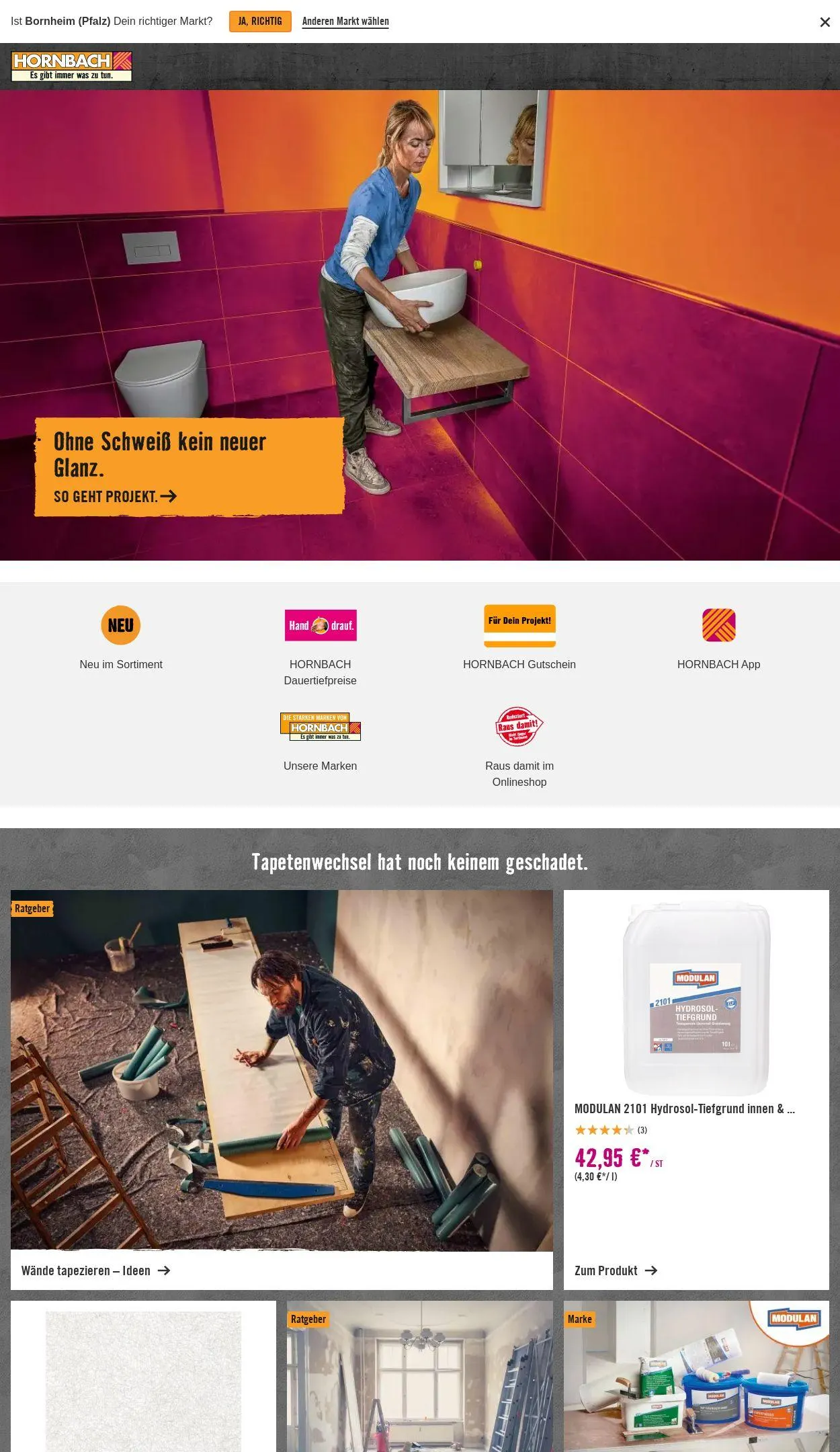 Hornbach Aktueller Prospekt - 1