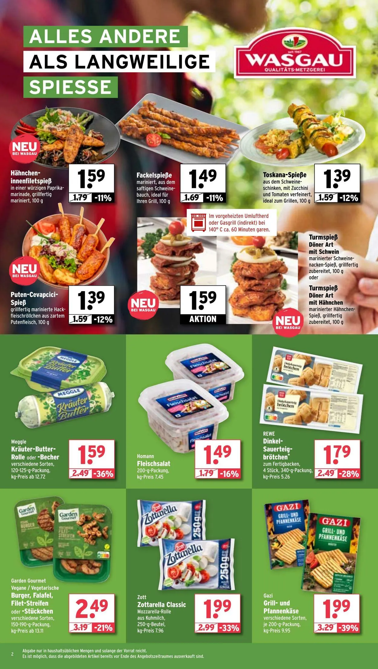 WASGAU Aktueller Prospekt von 9. März bis 23. März 2025 - Prospekt seite 2