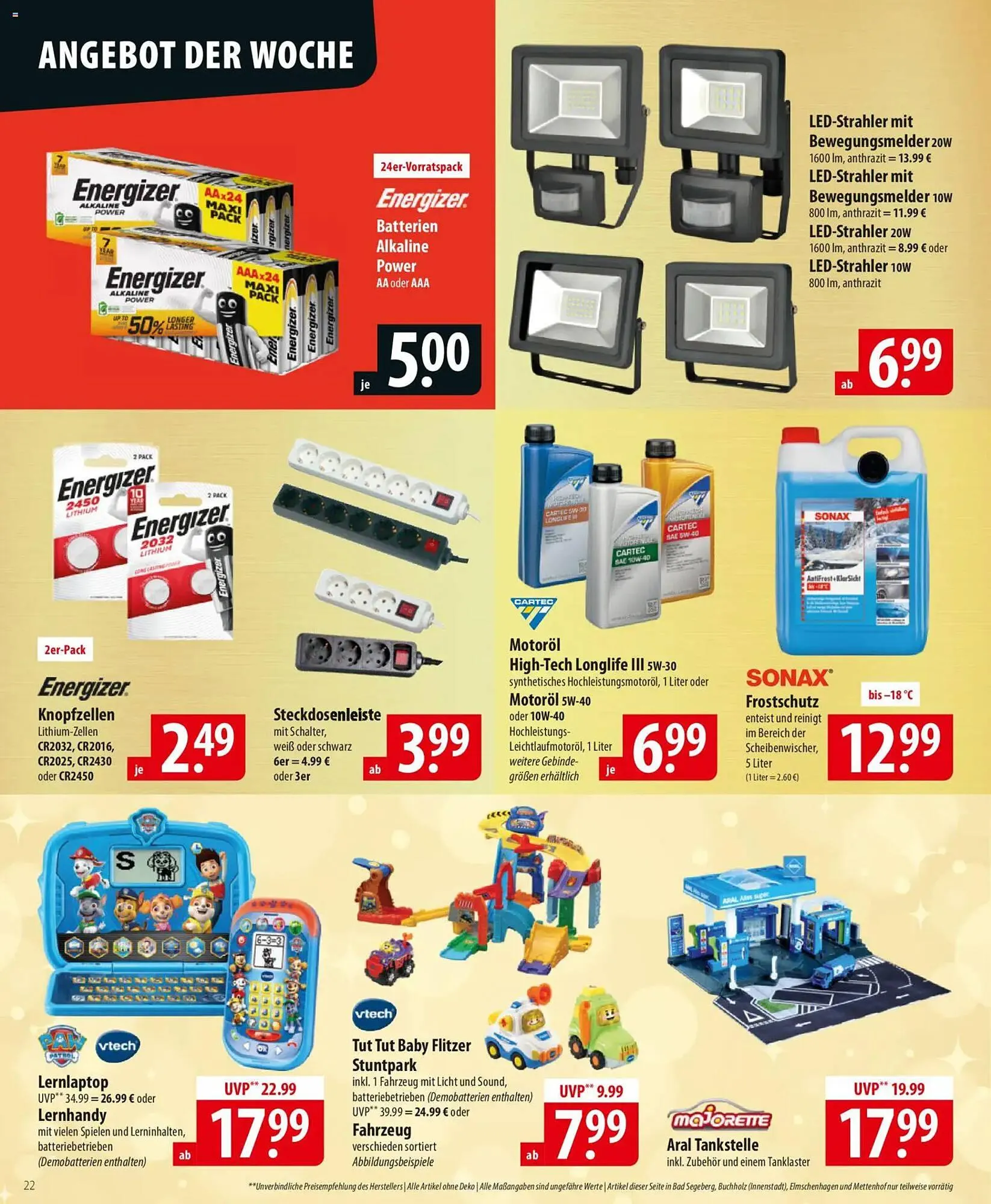 Famila Nord Ost Prospekt von 15. Dezember bis 20. Dezember 2025 - Prospekt seite 22