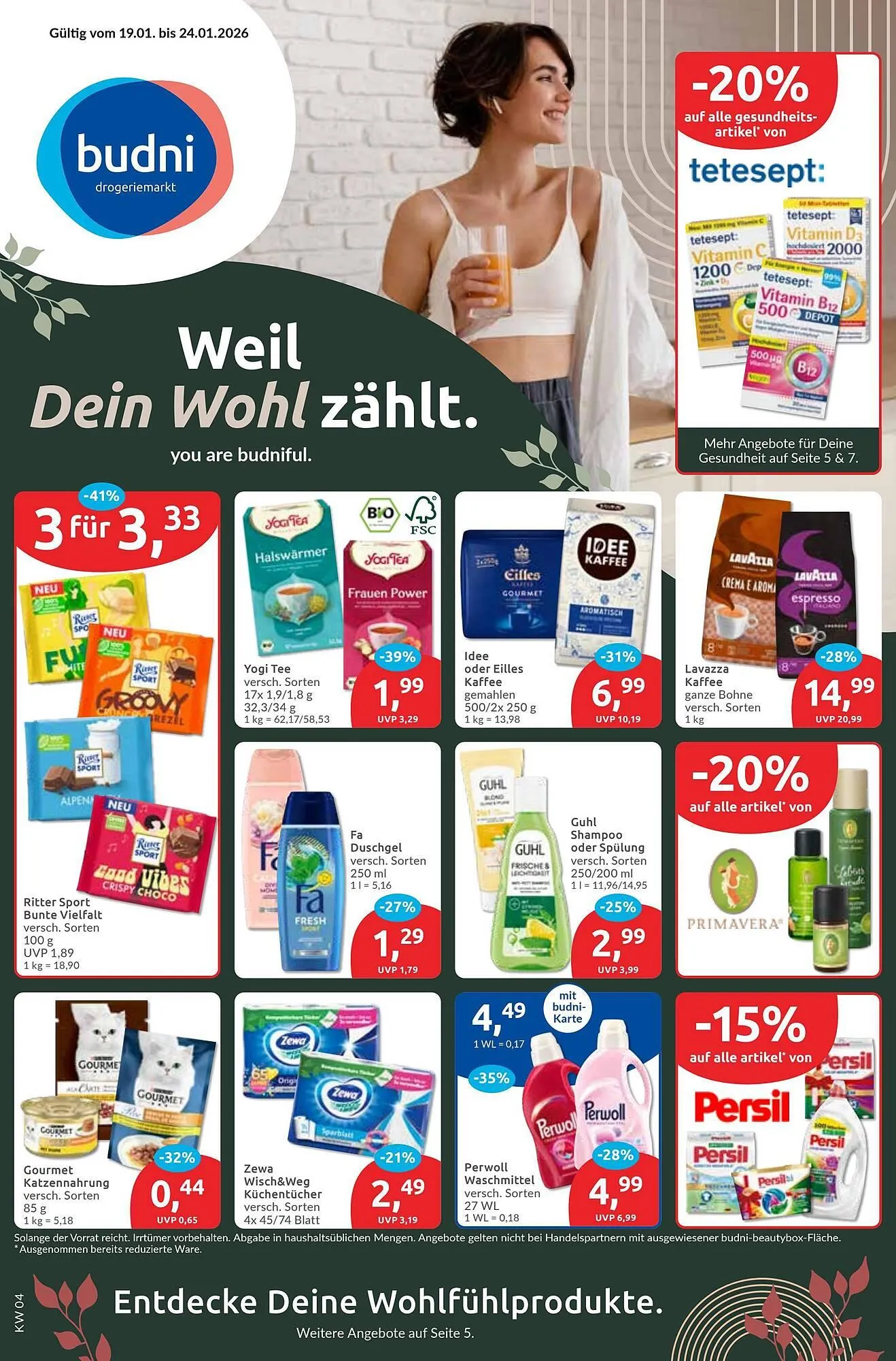 Budni Prospekt von 19. Januar bis 24. Januar 2026 - Prospekt seite 1