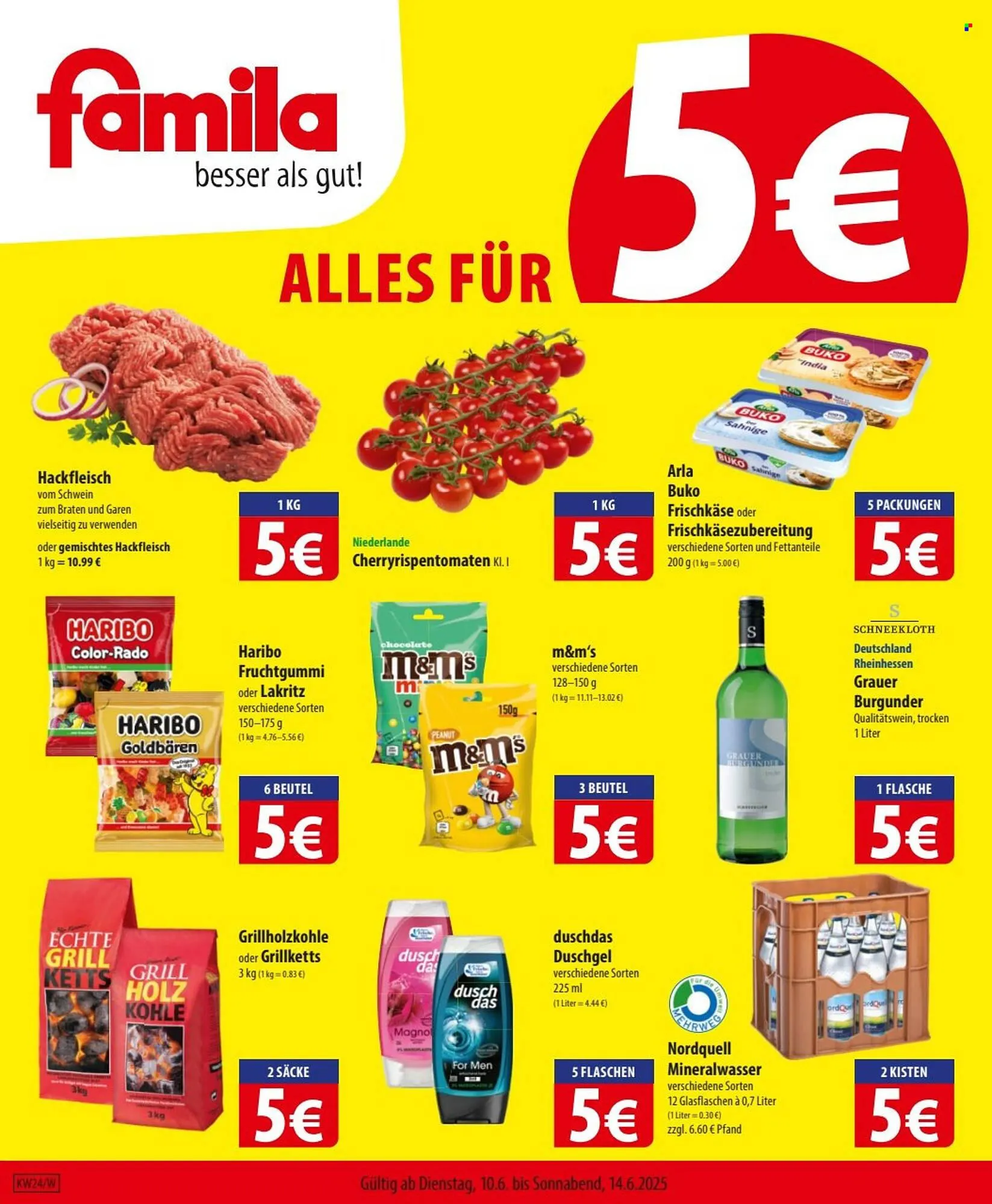 Famila Nord Ost Prospekt von 10. Juni bis 14. Juni 2025 - Prospekt seite 1