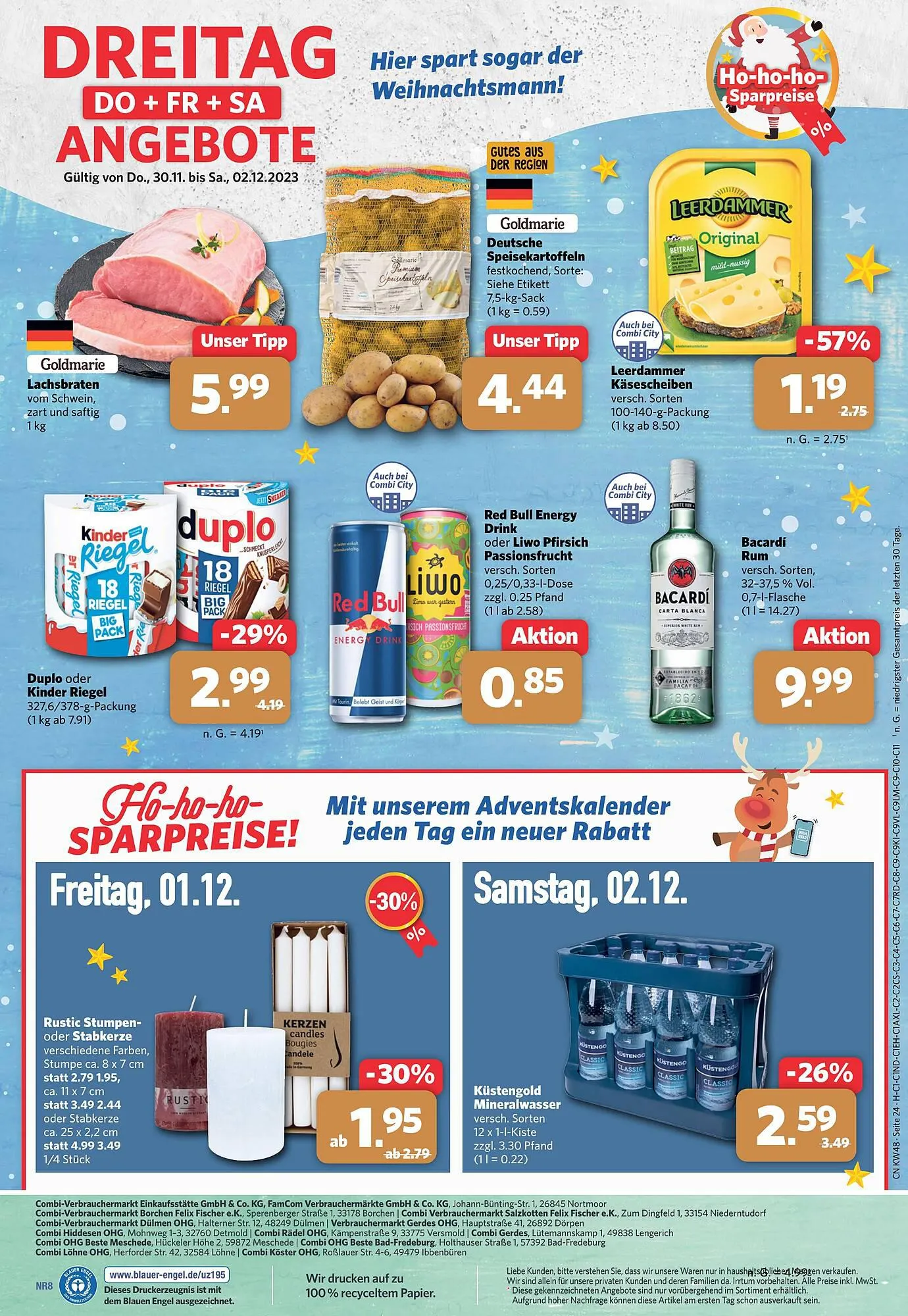 Combi Markt DE folder van 26 november tot 2 december 2023 - Folder pagina 24