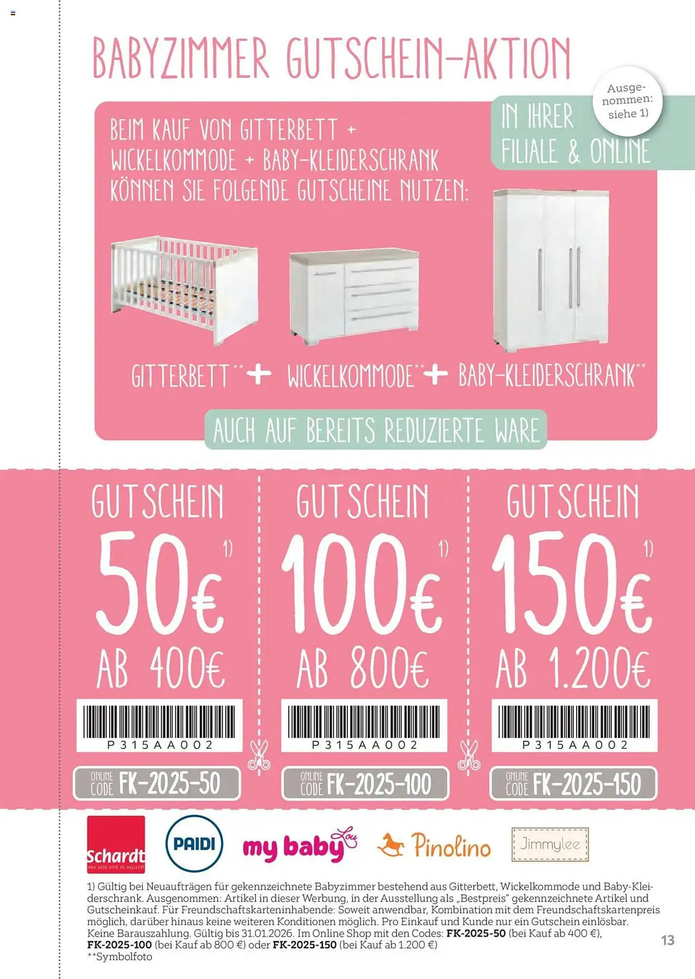 XXXLutz Prospekt von 1. August bis 31. Januar 2026 - Prospekt seite 13