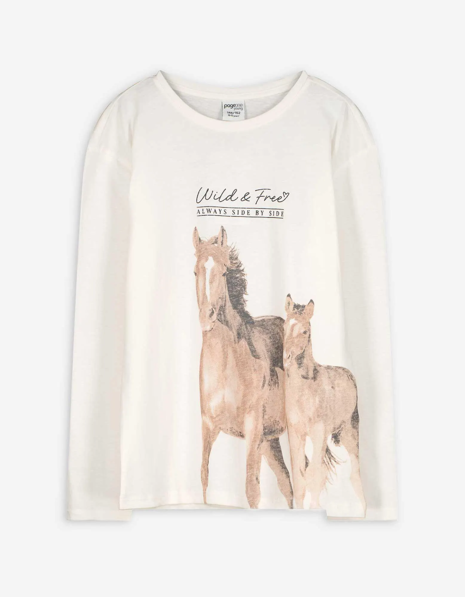 Maglia a manica lunga - bianco