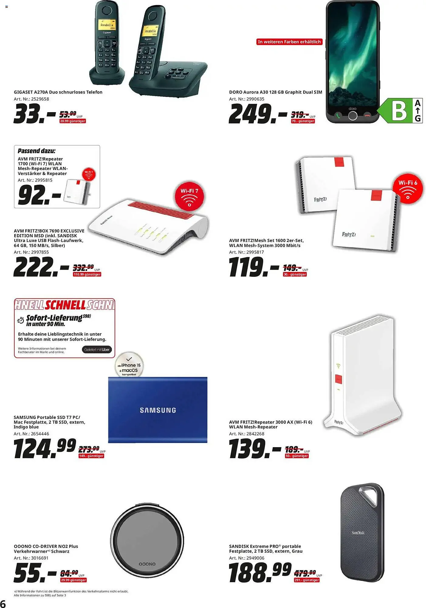 Saturn Prospekt von 8. Dezember bis 20. Dezember 2025 - Prospekt seite 6