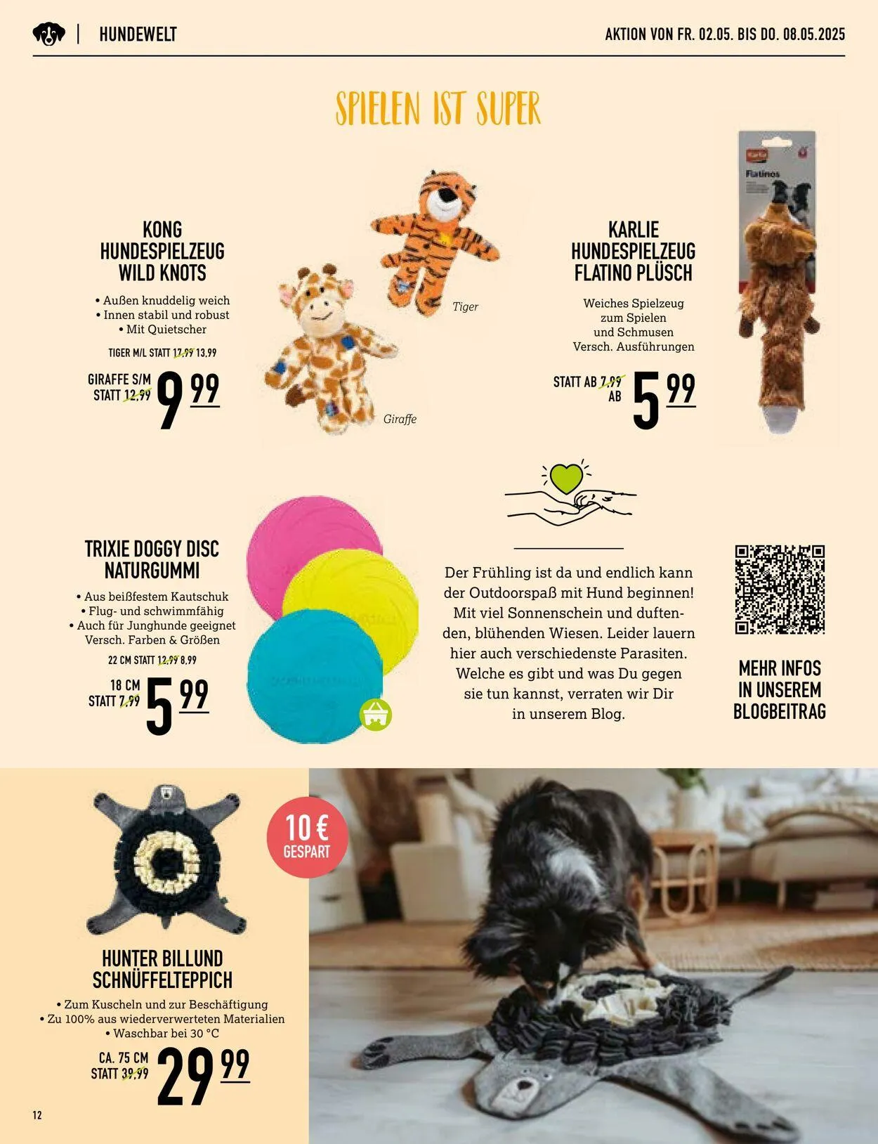 Kölle Zoo Aktueller Prospekt von 30. April bis 14. Mai 2025 - Prospekt seite 12