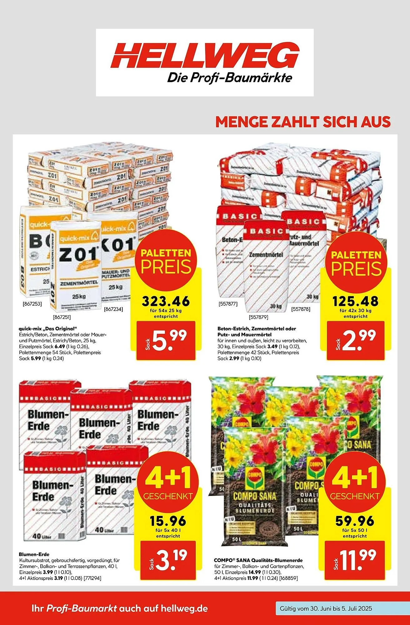 Hellweg Prospekt von 30. Juni bis 5. Juli 2025 - Prospekt seite 3