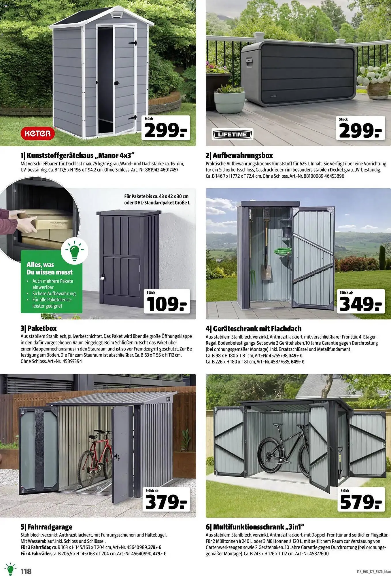 Hagebau Prospekt von 2. März bis 31. Dezember 2026 - Prospekt seite 118