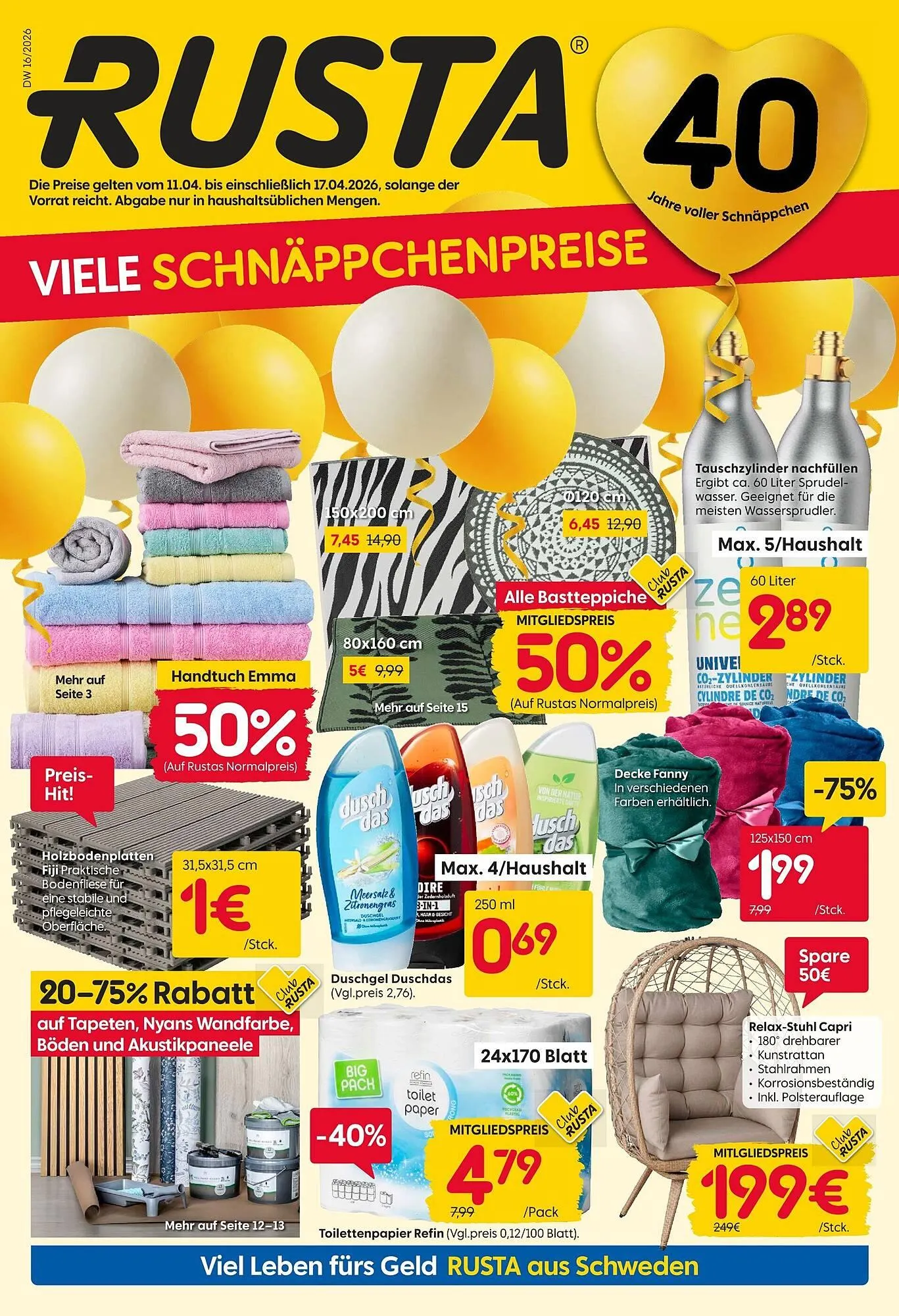 Rusta Prospekt von 11. April bis 17. April 2026 - Prospekt seite 1