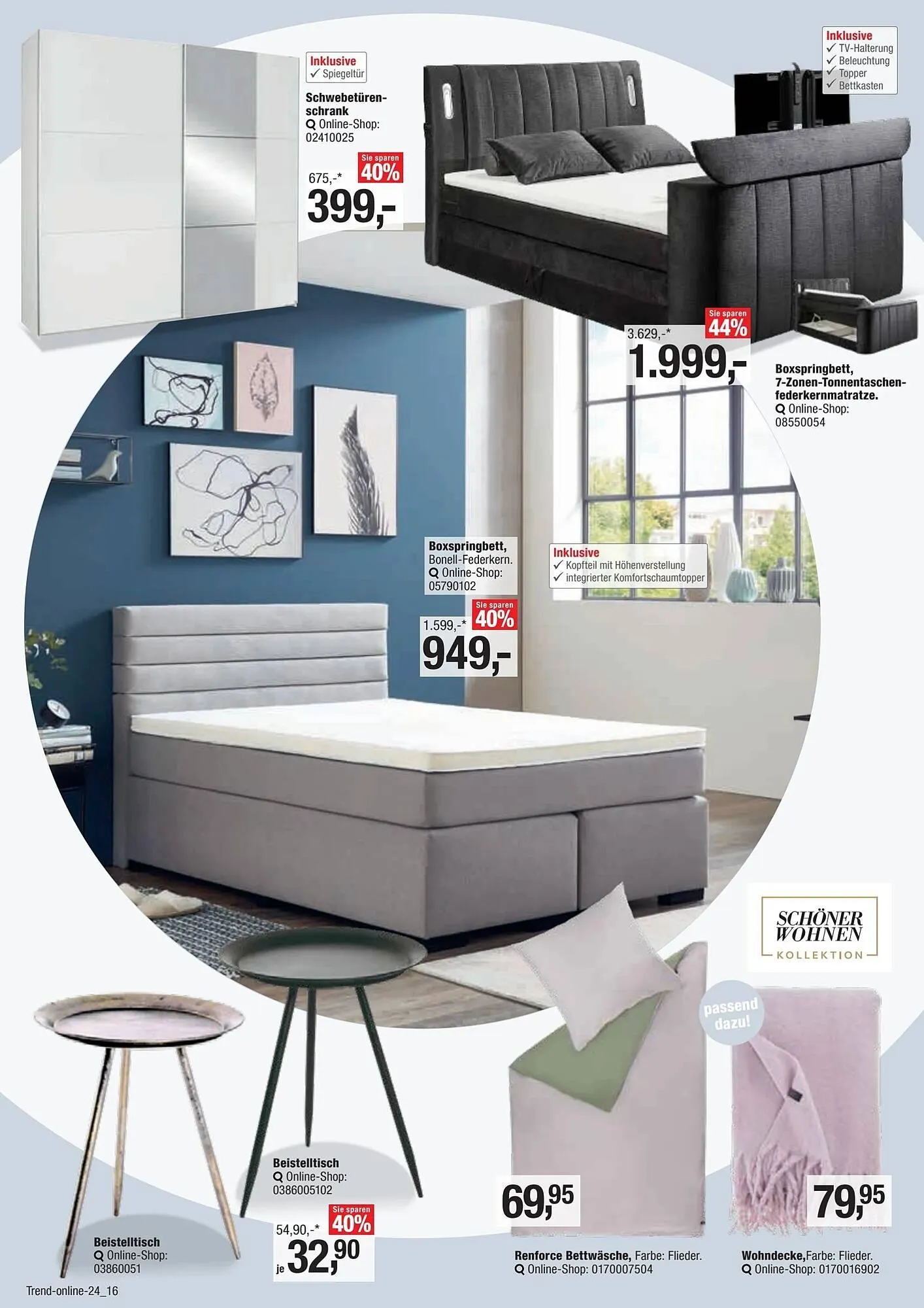 Opti Wohnwelt Prospekt von 12. Mai bis 1. August 2025 - Prospekt seite 16