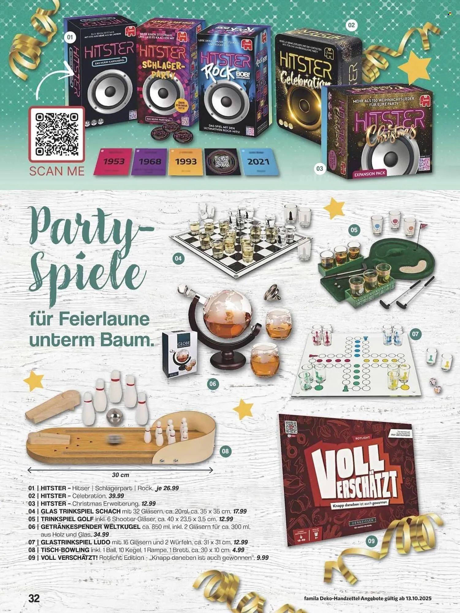 Famila Nord Ost Prospekt von 13. Oktober bis 31. Dezember 2025 - Prospekt seite 32