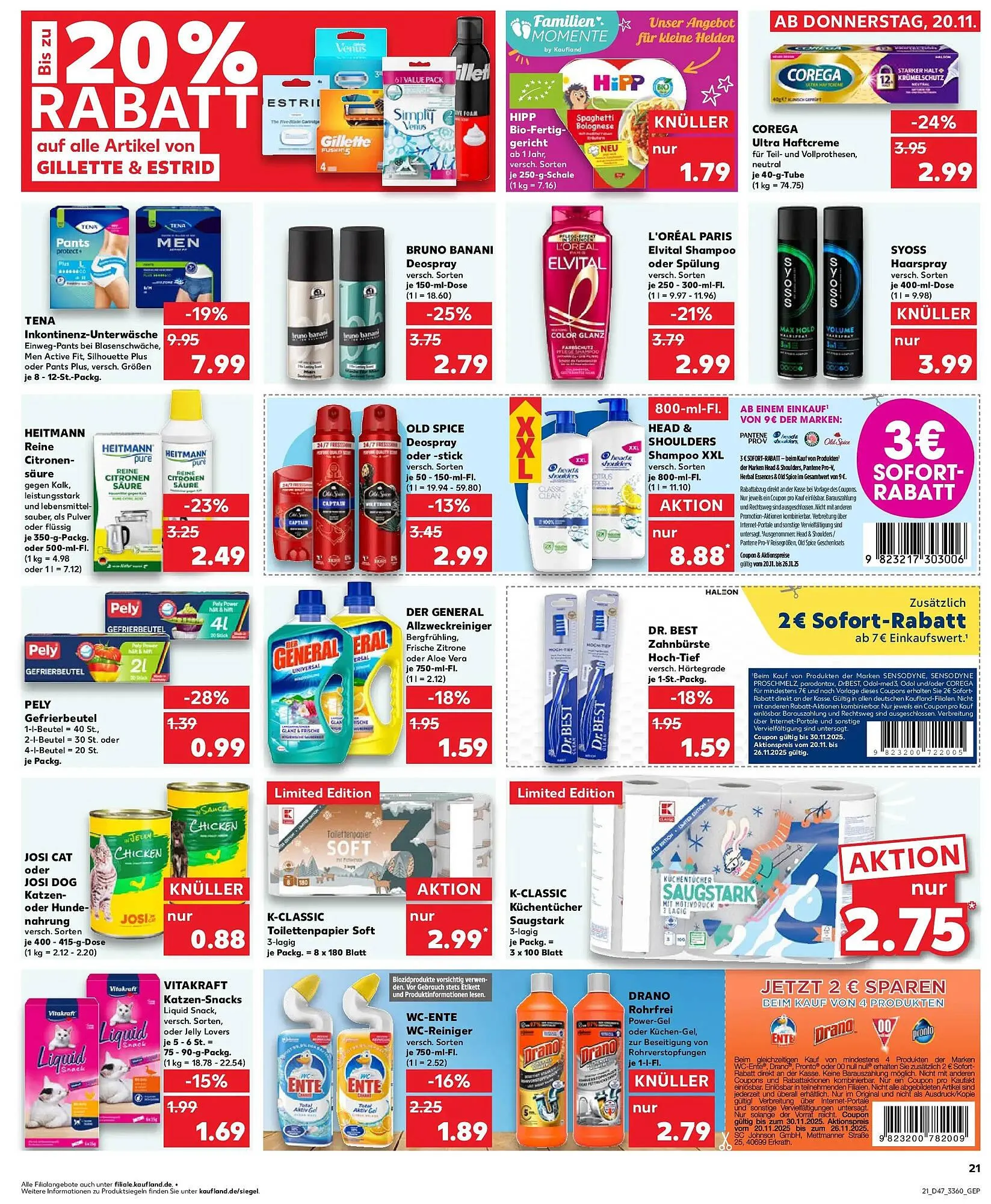 Kaufland Prospekt von 23. November bis 26. November 2025 - Prospekt seite 21