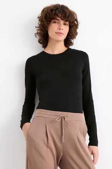 Multipack of 2 - long sleeve top - slim fit