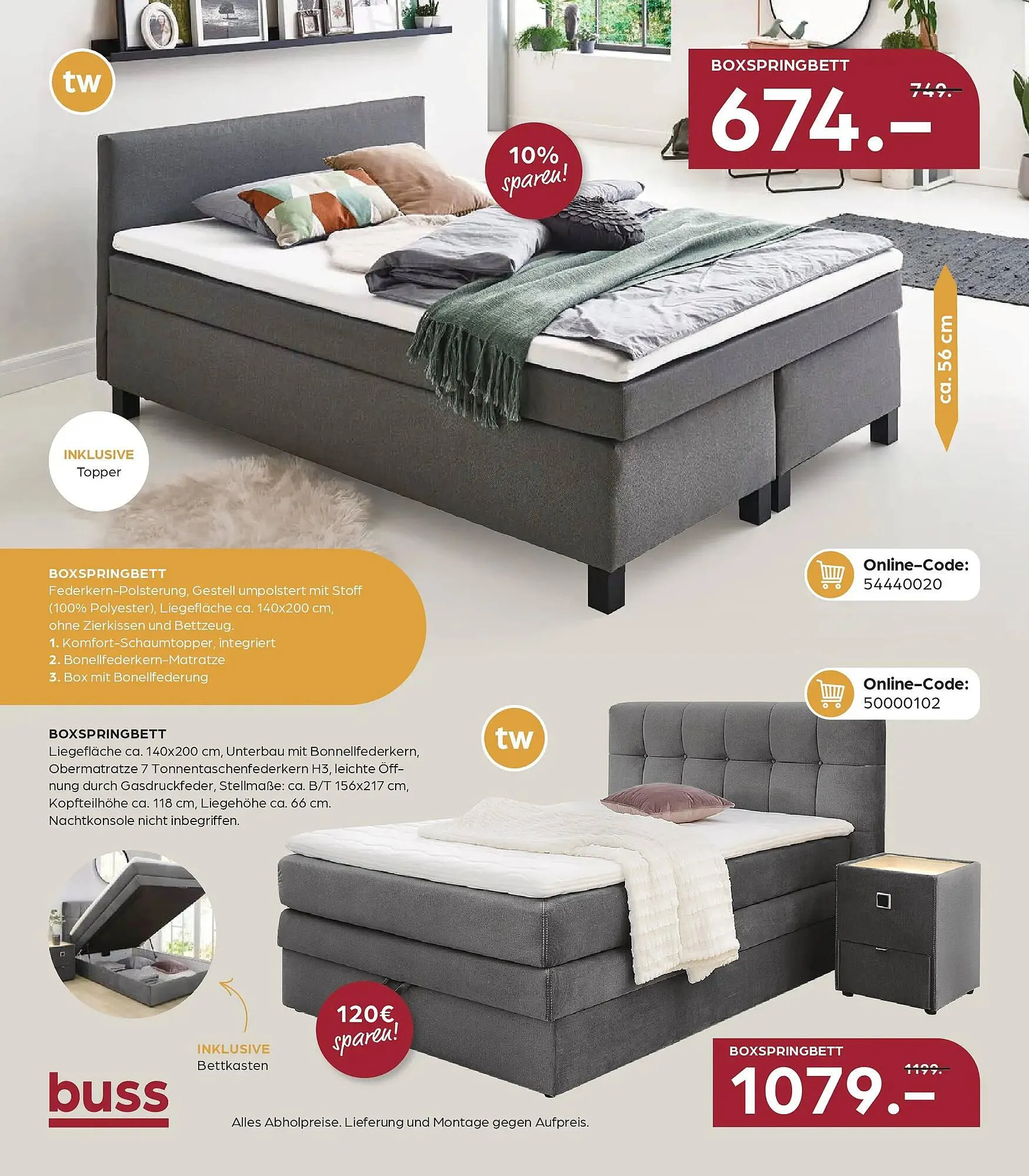 Möbel Buss Prospekt von 8. April bis 13. April 2026 - Prospekt seite 24