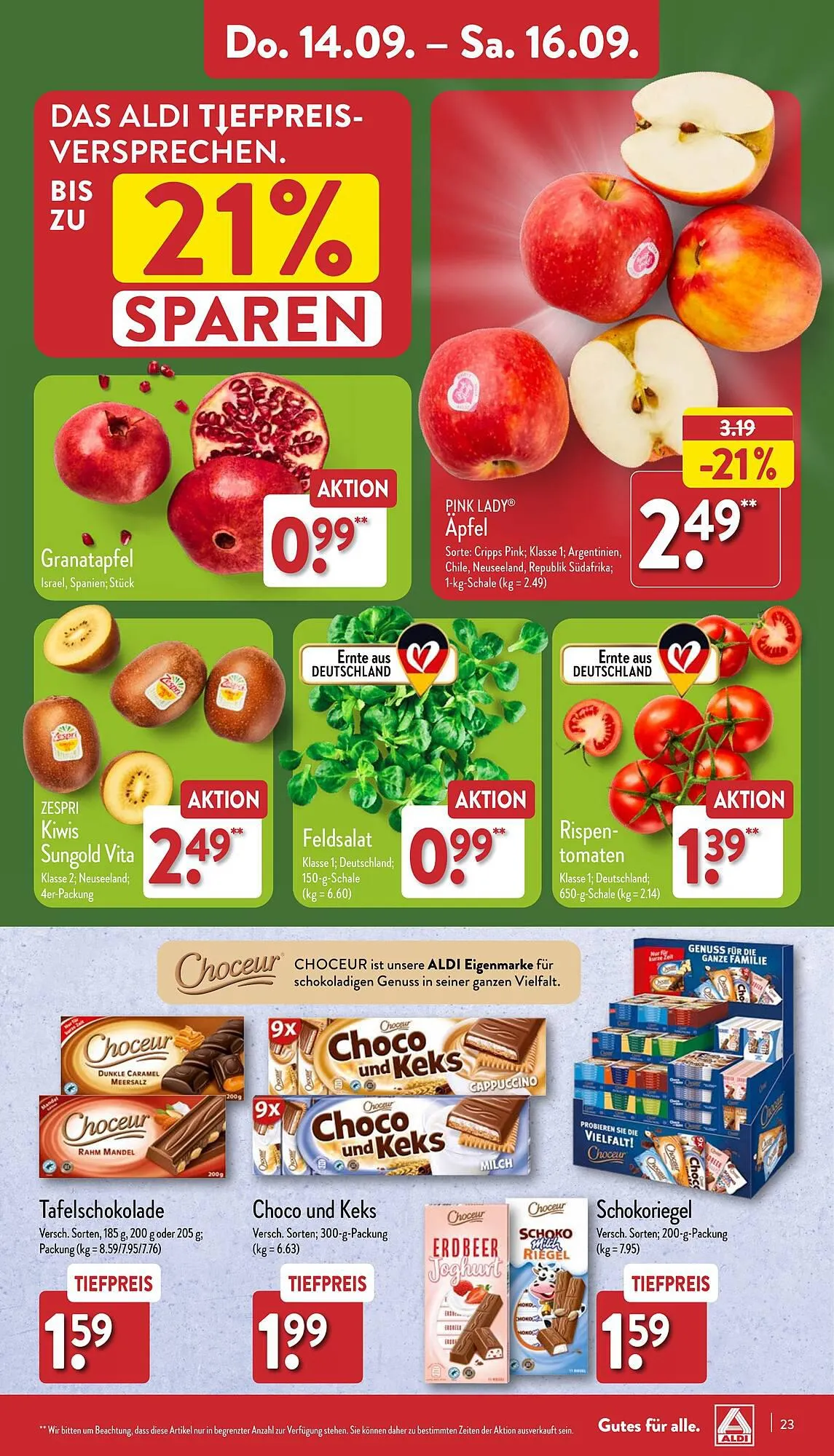 Aldi Duitsland Folder van 14 september tot 20 september 2023 - Folder pagina 23